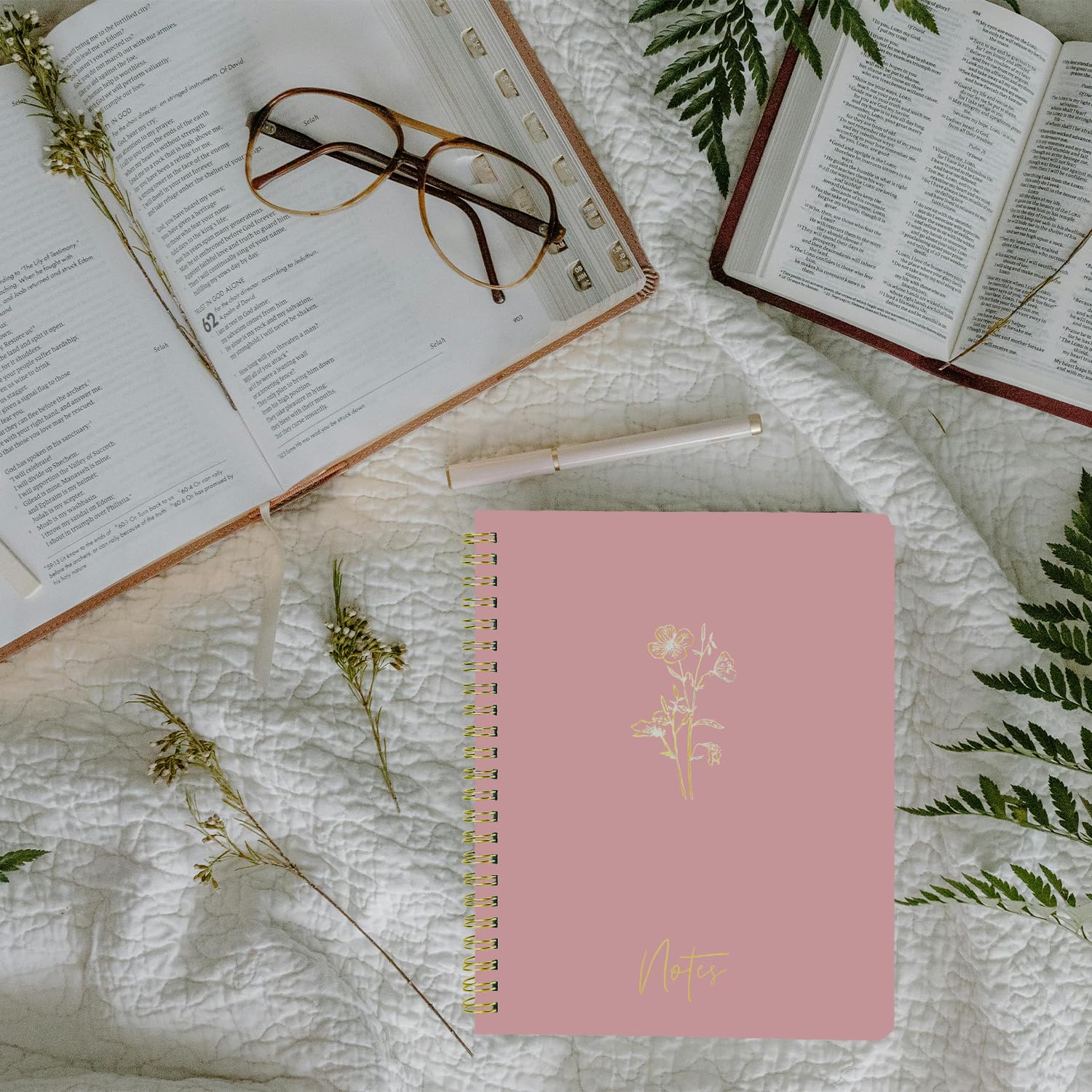 Aesthetic Spiral Notebook for Women - 8