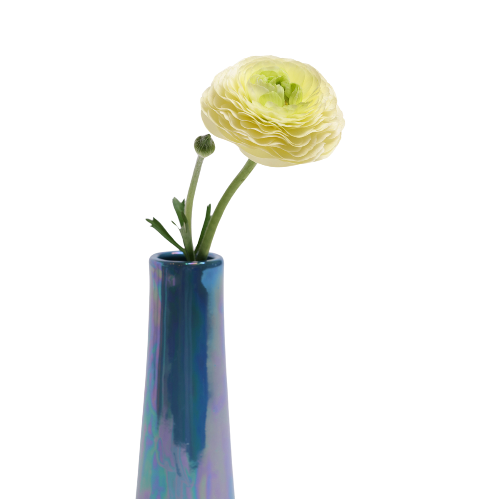 Galaxy Ceramic Bud Vase for Flowers - Small Floral Arrangement Centerpiece for Home Decor, Wedding, Table Decorations