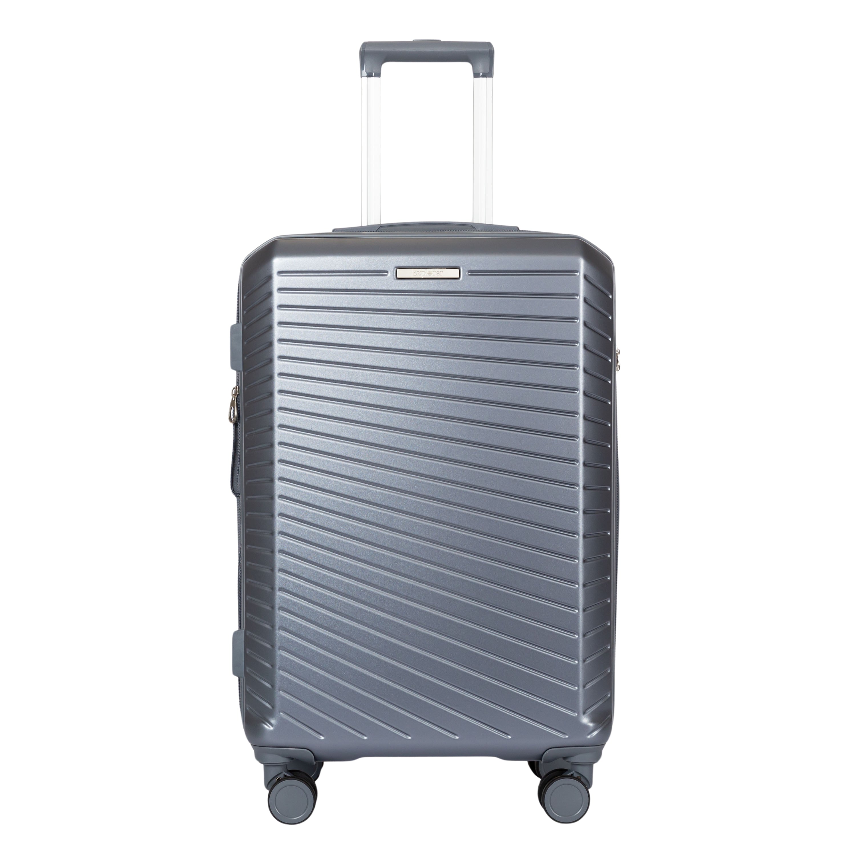 Explorer Passport Anti-Theft Expandable 2-Piece Luggage Set (Carry-On & Medium Checked Bag) - Perfect for International Travel & Business Trips