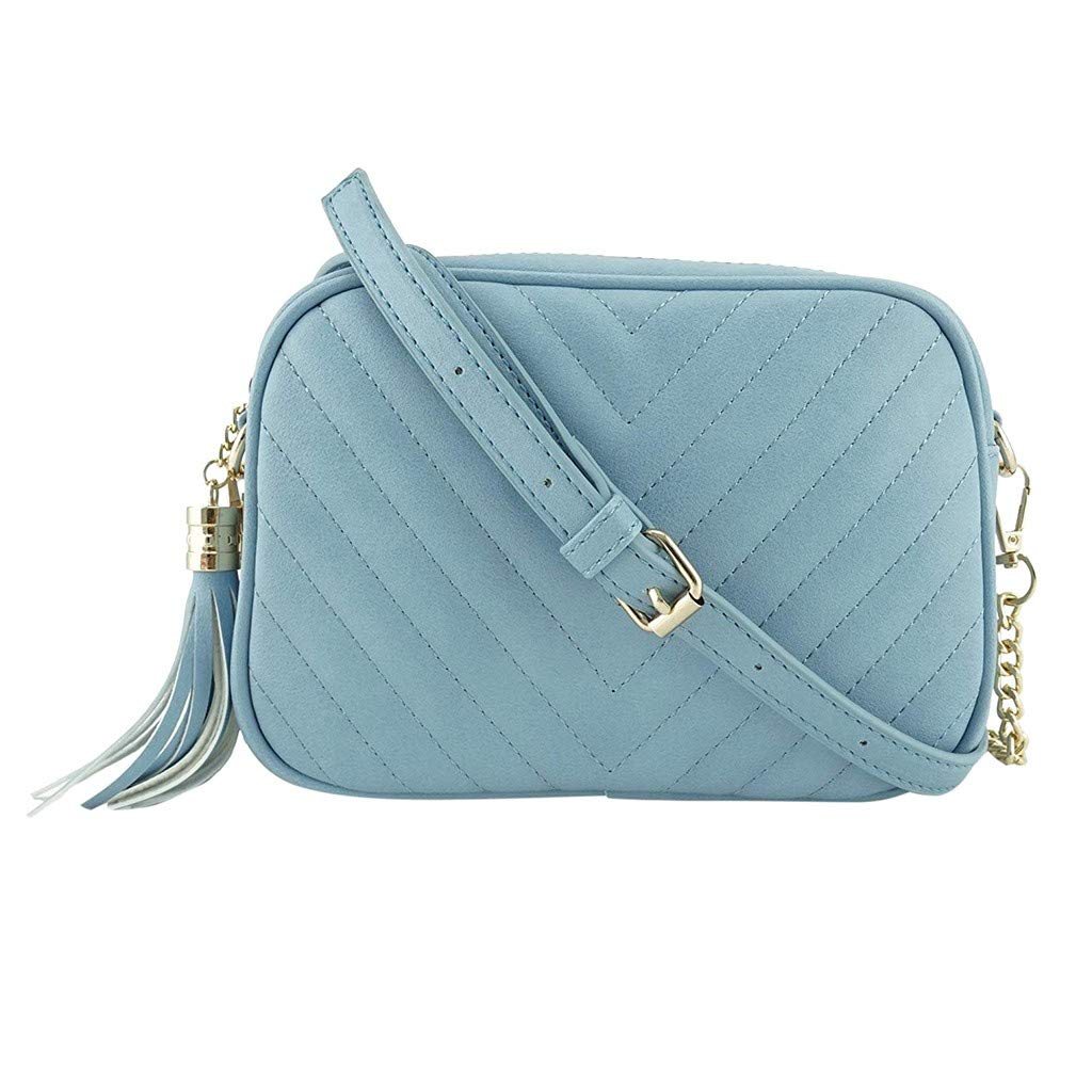 Stylish Black Women's Shoulder Bag - Fashion Messenger Purse with Zipper & Tassel Details | Perfect for Work, Travel & Everyday Use