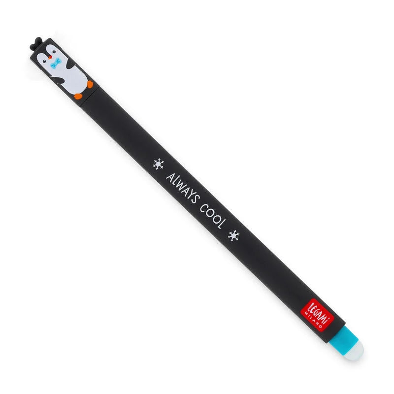Legami Erasable Pen with Smooth Turquoise Ink - Perfect for Note Taking, Journaling & School Work
