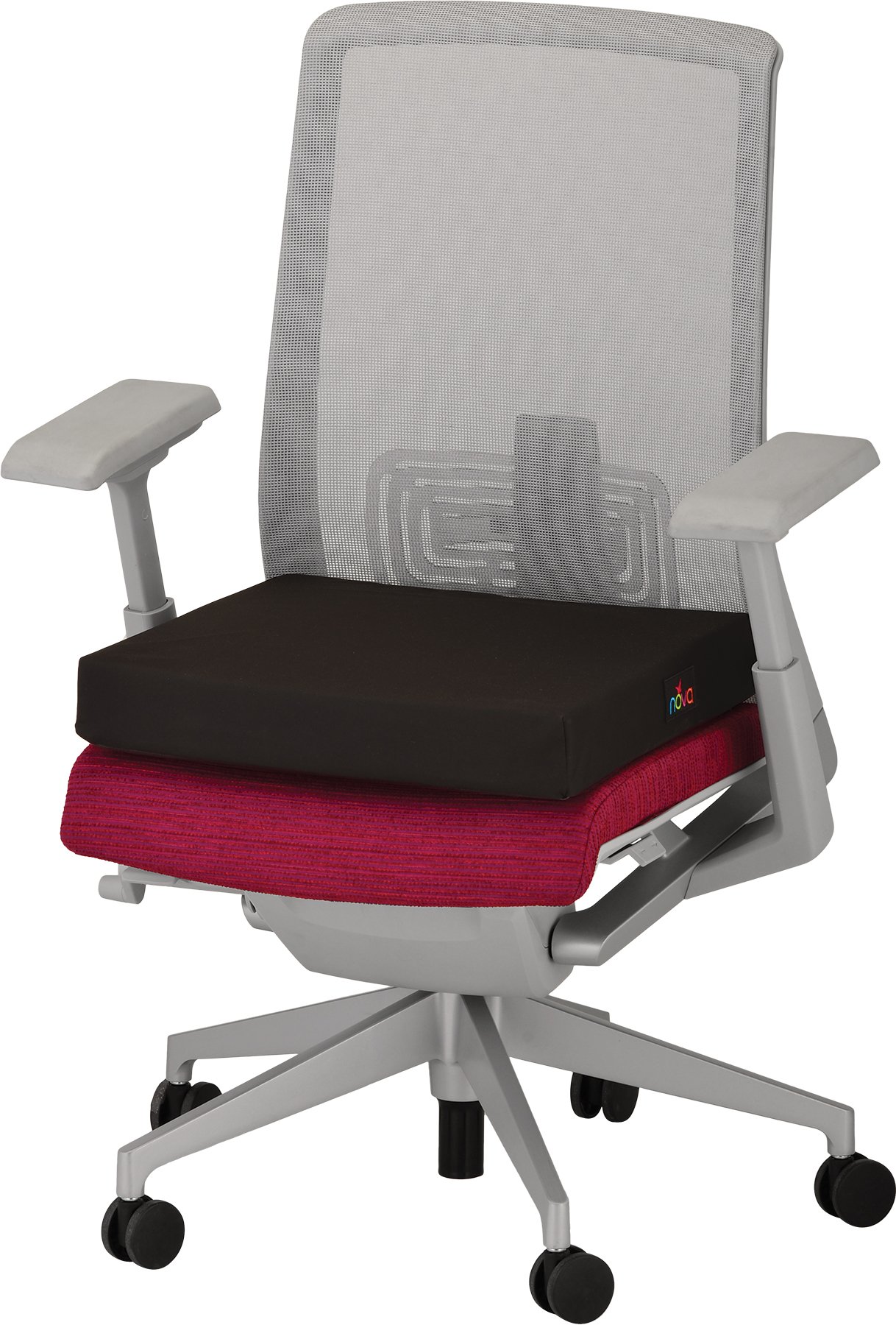 NOVA Gel Memory Foam Wheelchair Cushion - 3