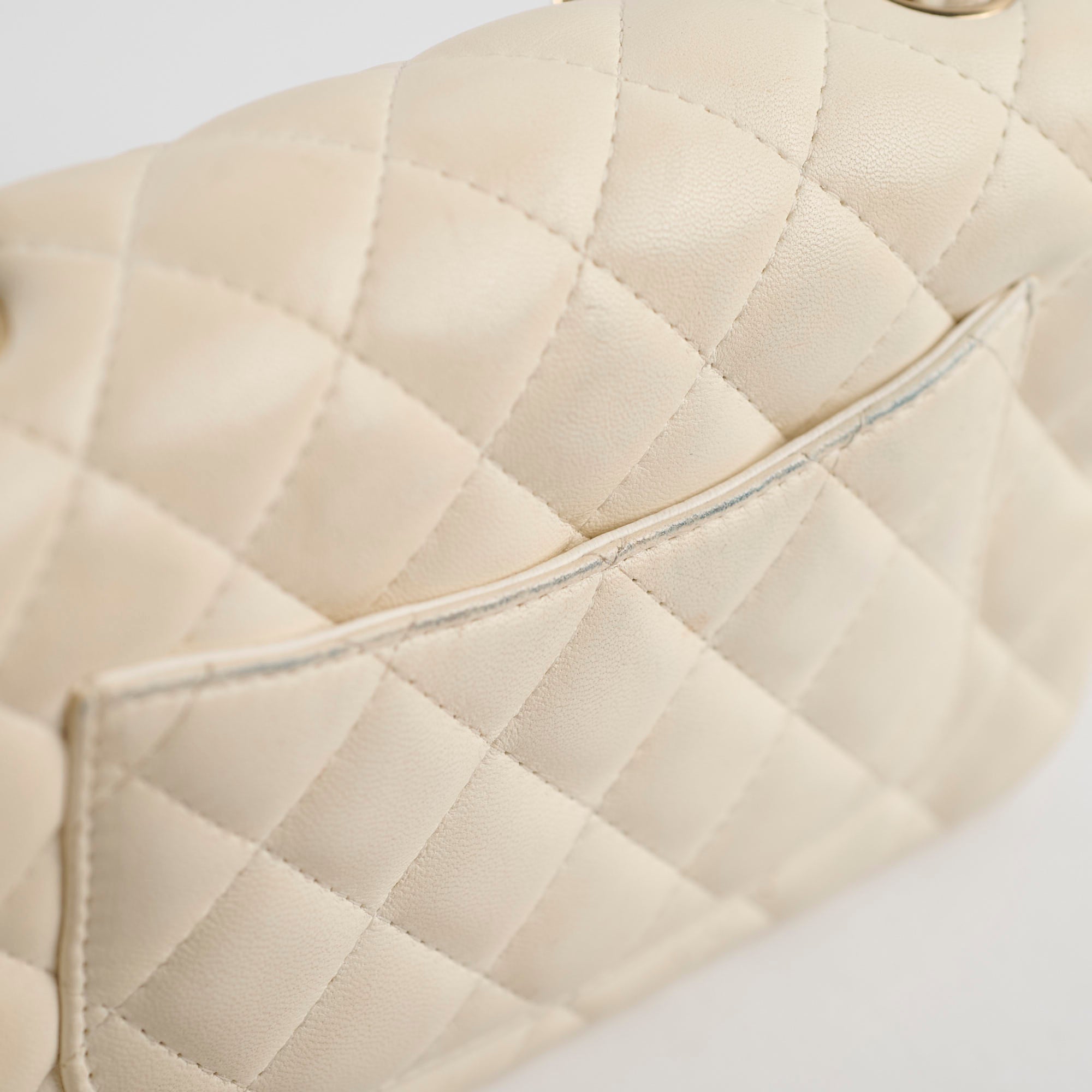 Chanel Mini Rectangular Cream Lambskin Crossbody Bag with Microchip - Luxury Designer Handbag for Women, Perfect for Parties, Dating & Everyday Use