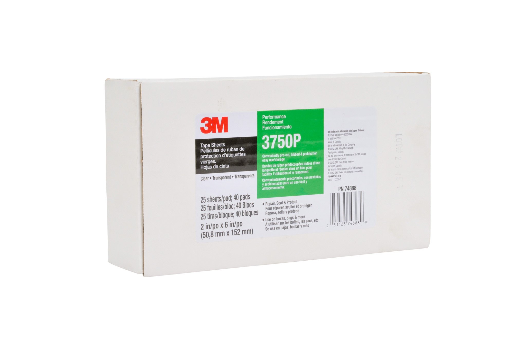 3M 3750P Packaging Tape Pad - 2