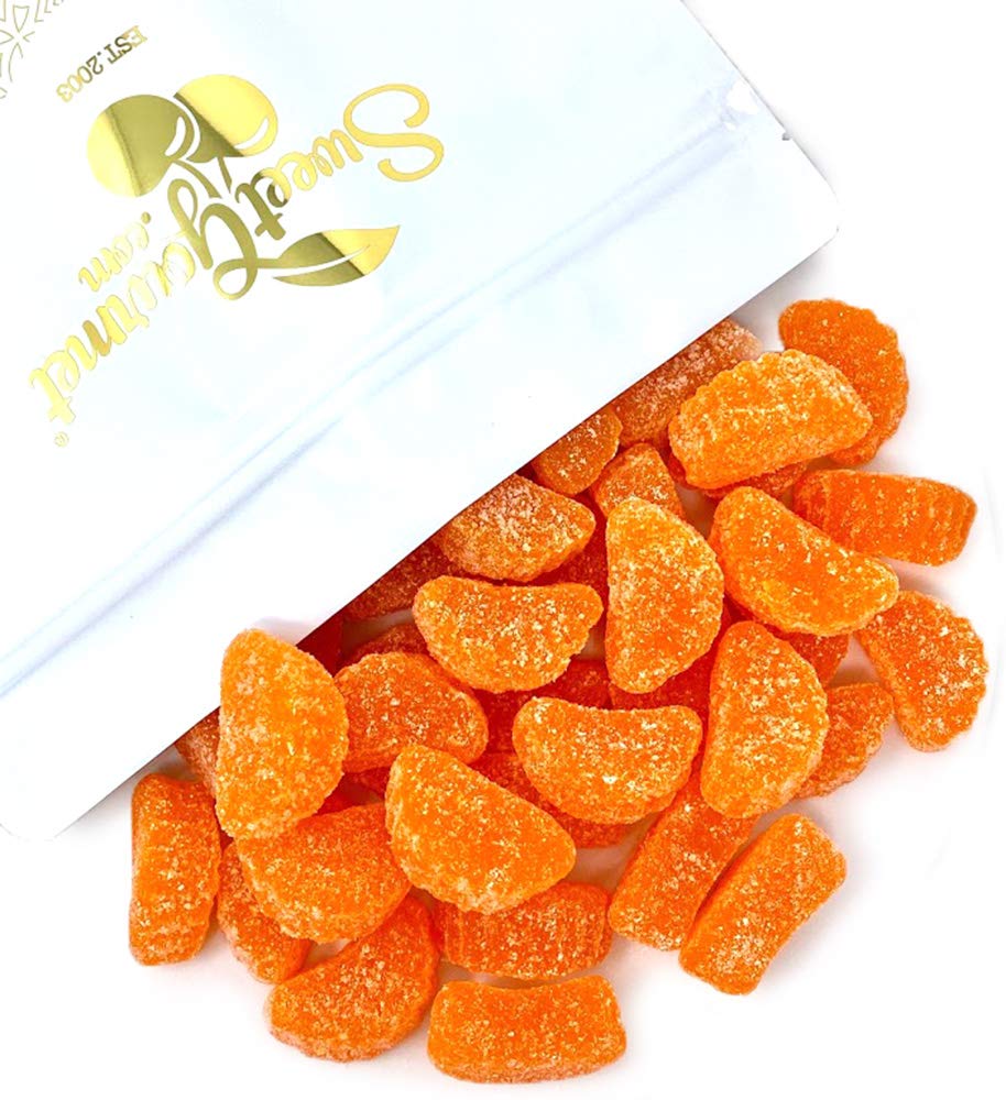 SweetGourmet Orange Fruit Slices - Bulk Jelly Candy 4lbs (64oz) | Natural Flavored Soft & Chewy Candy | Perfect for Parties, Baking & Snacking