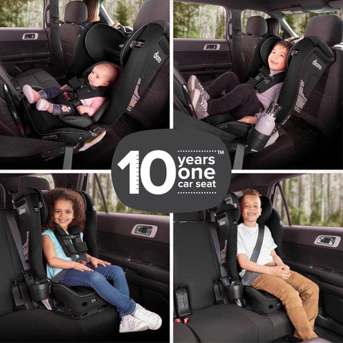 Diono Radian 3RXT Safe+ Convertible Car Seat for Toddlers & Kids - 3-in-1 Rear Facing, Forward Facing & Booster Seat - Perfect for Travel, School Runs & Family Road Trips