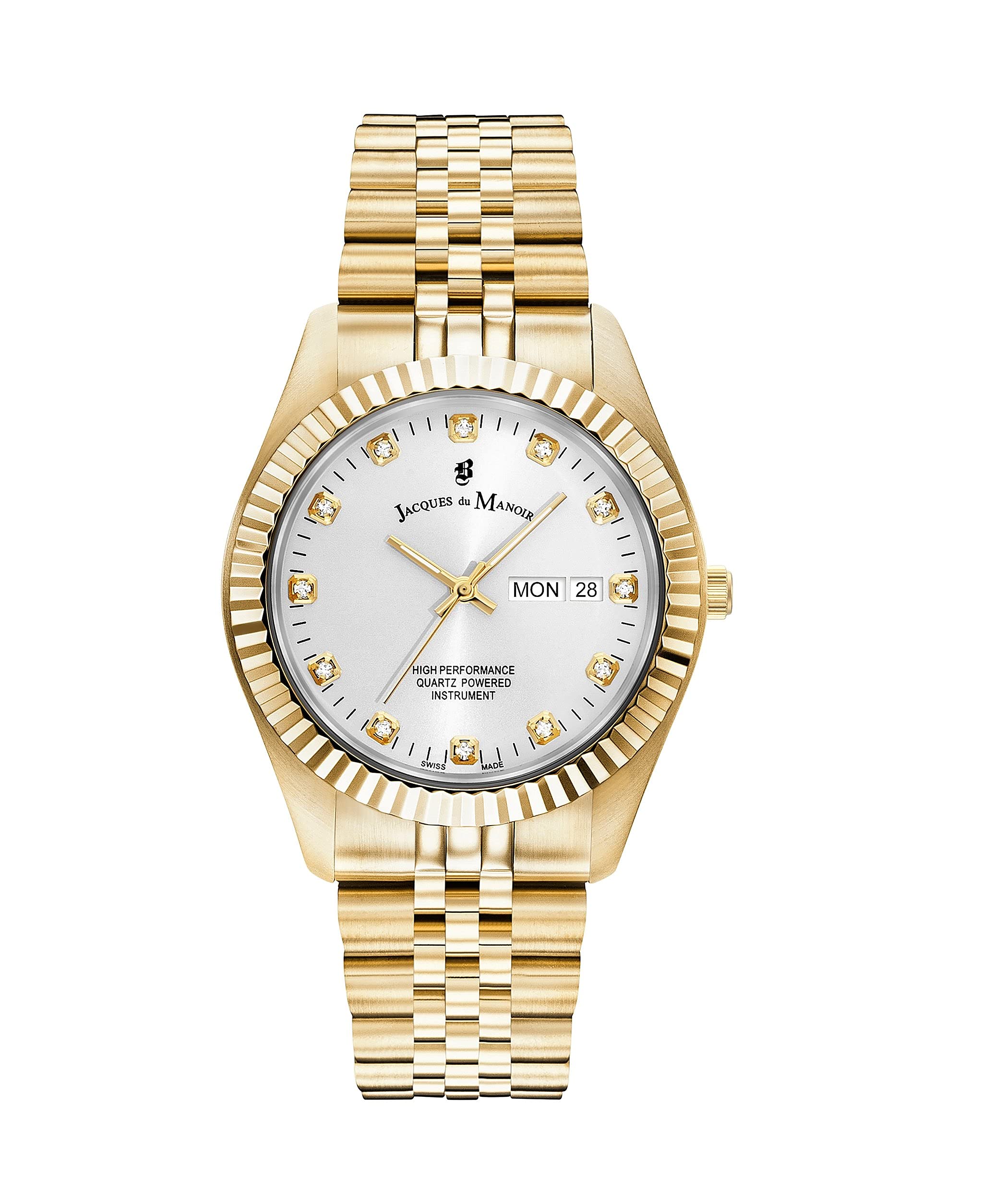Jacques Du Manoir JWG00308 Luxury Dress Watch for Men - Elegant Formal Wristwatch for Business, Weddings & Special Occasions
