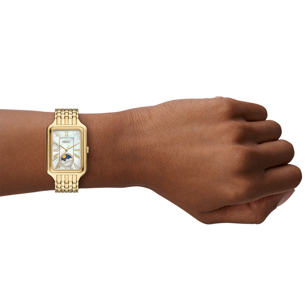 Fossil Raquel Sun Moon ES5398 Women's Watch - Stylish Analog Watch with Sun and Moon Dial for Everyday Wear & Fashion Accessories