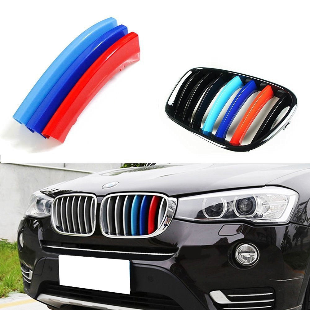 BMW F25 X3 F26 X4 Exact Fit ///M Color Grille Insert Trims - Kidney Grill Upgrade for Enhanced Style & Performance | Perfect for Car Enthusiasts & Custom Builds