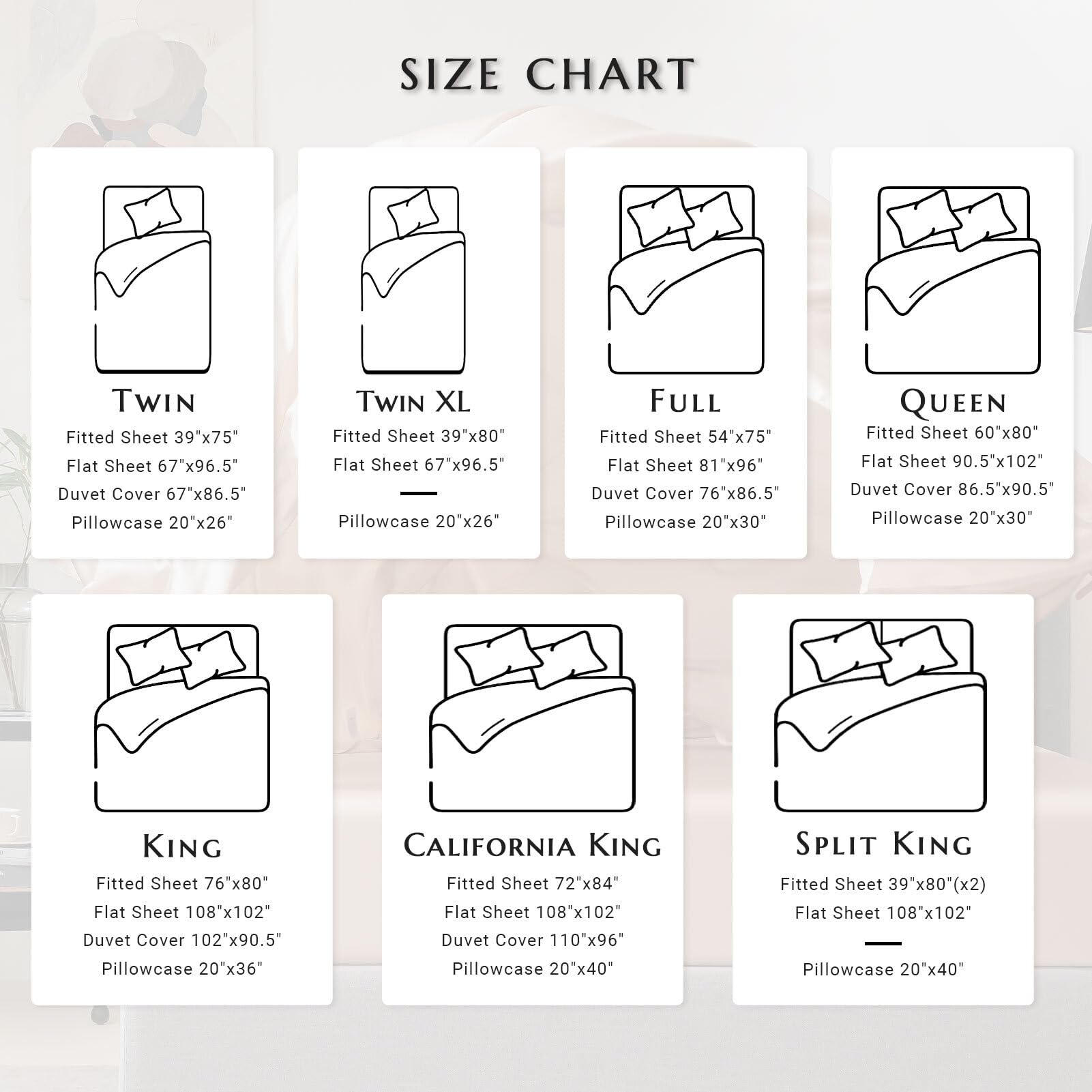 Premium 100% Mulberry Silk Sheets Set - 7A+ Grade Luxury Bedding (1 Flat Sheet, 1 Fitted Sheet, 2 Pillowcases) Full Size, Soft & Breathable Purple Silk Sheets for Ultimate Comfort - Perfect for Hot Sleepers & Sensitive Skin