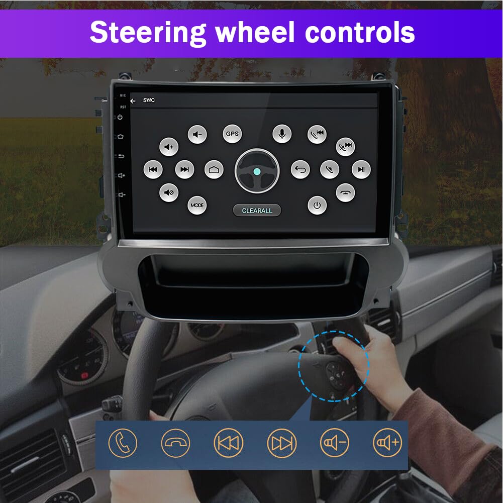 2+32GB Wireless CarPlay & Android Auto Double Din Car Stereo - 9