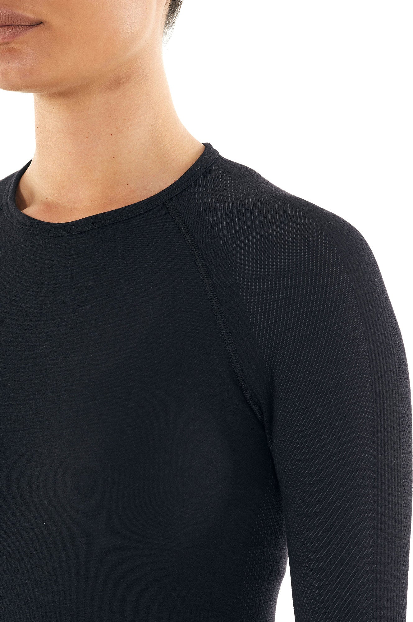 200 Zone Seamless Long Sleeve Base Layer Crewneck for Women - Thermal Underwear for Cold Weather, Yoga, Running & Outdoor Activities