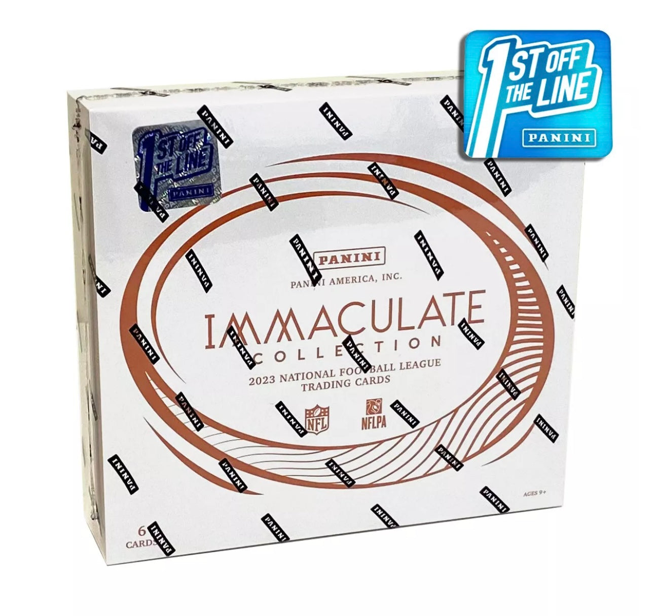 2023 Panini Immaculate Football 1st Off the Line FOTL Hobby Box - Limited Edition NFL Trading Cards for Collectors & Investors - Perfect for Sports Memorabilia Collections, Fantasy Football Fans & Game Room Displays