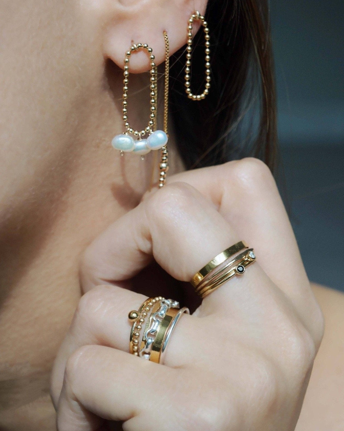 Dainty Thin Stackable Rings for Women - Minimalist Gold & Silver Bands for Layering - Perfect for Everyday Wear, Gifts & Special Occasions