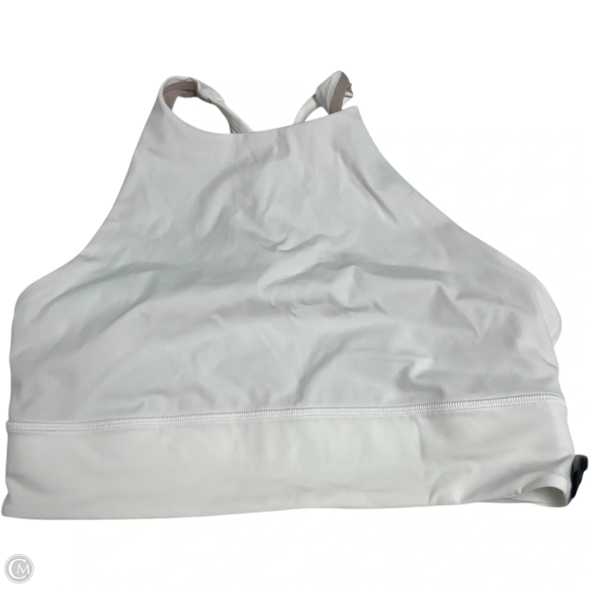 Lululemon Women's White Medium Athletic Sports Bra - Perfect for Yoga, Running & Gym Workouts