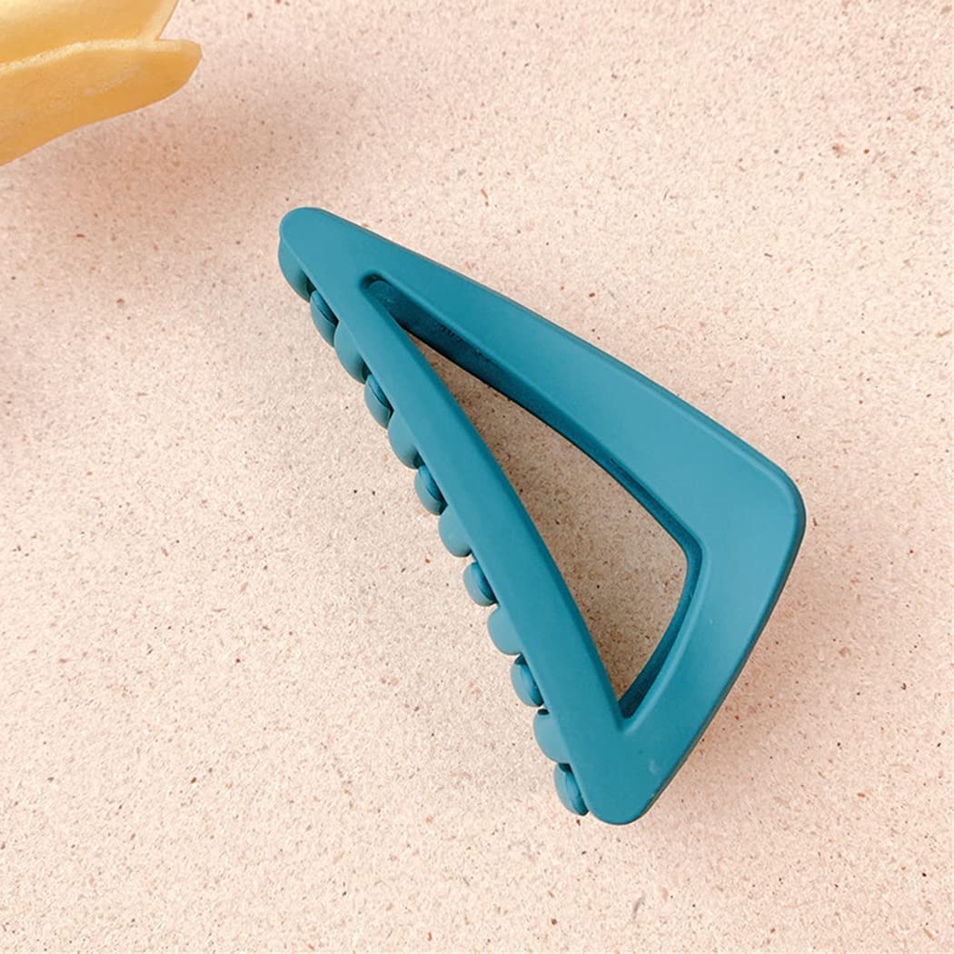 Lnrueg Matte Triangle Hair Claw Clips Set - Large Fashion Hair Clips for Women, Non-Slip Jaw Clips for Thick Hair | Perfect for Ponytails, Buns & Everyday Hairstyles