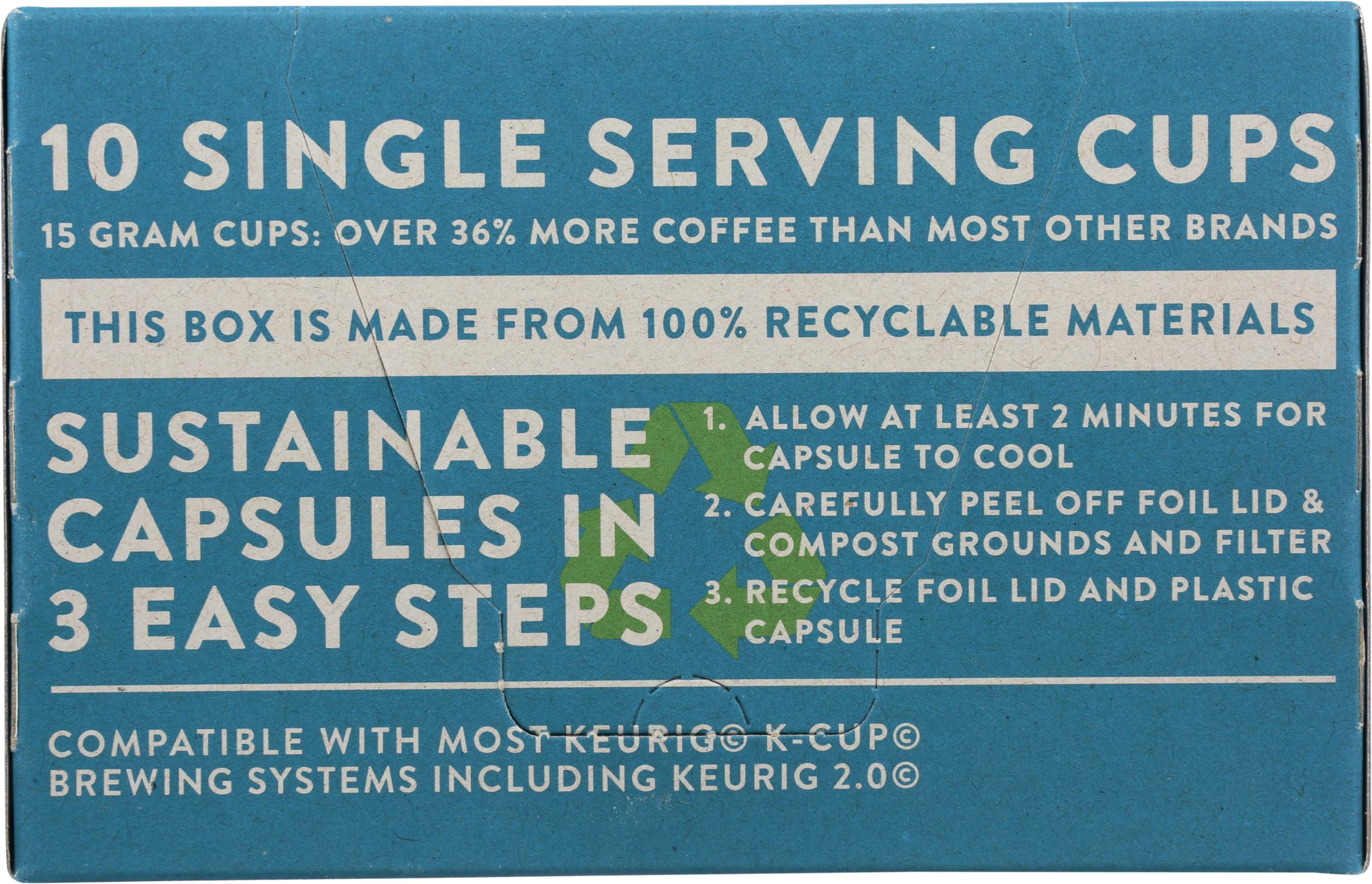 Tony's Coffee Cafe Carmelita Medium Roast Single Serve Coffee Pods - 10 Count - Perfect for Keurig Brewers & Office Coffee Breaks