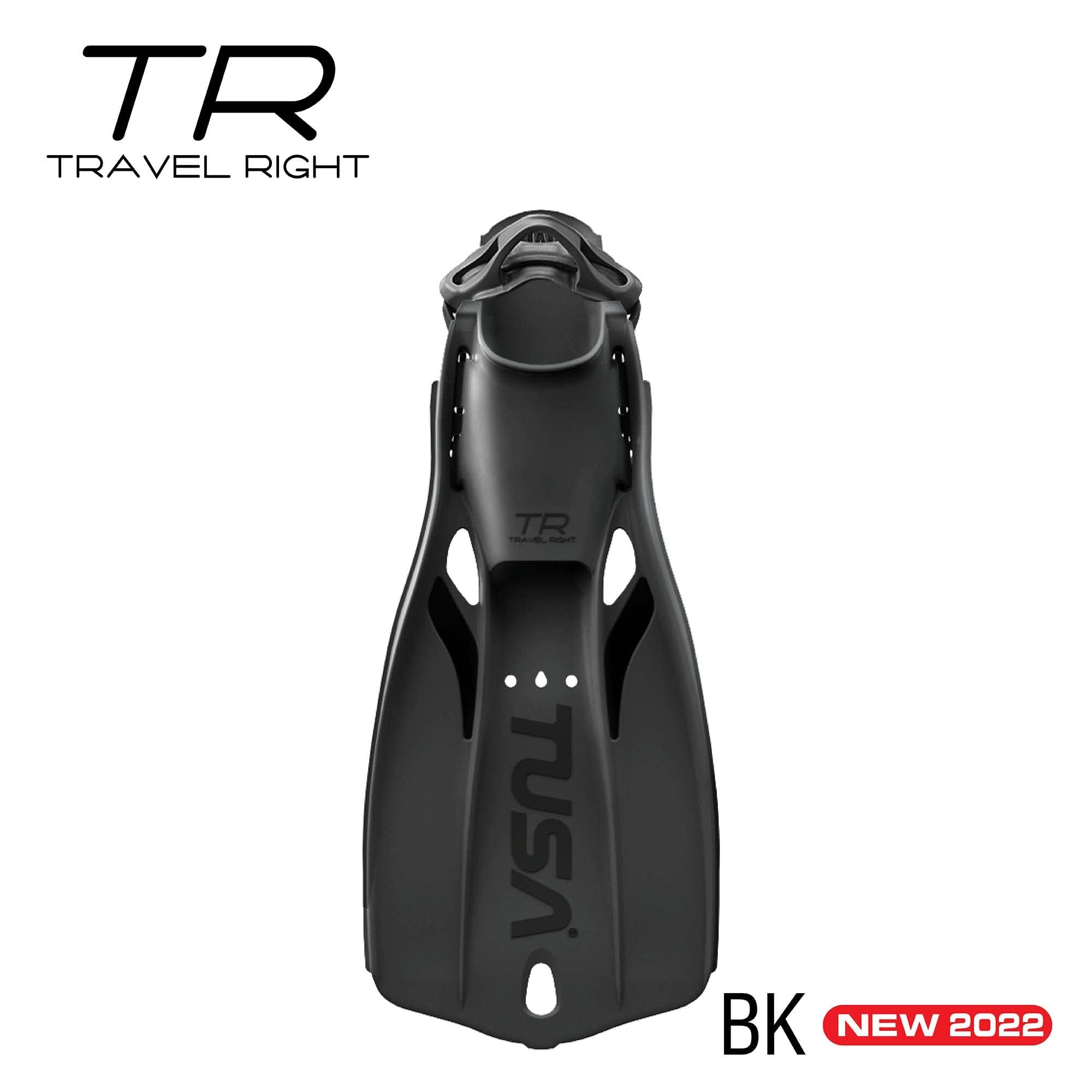 TUSA SF-0110 Travel Right Scuba Diving Fins - Lightweight & Compact Swim Fins for Travel, Snorkeling & Scuba Diving Adventures