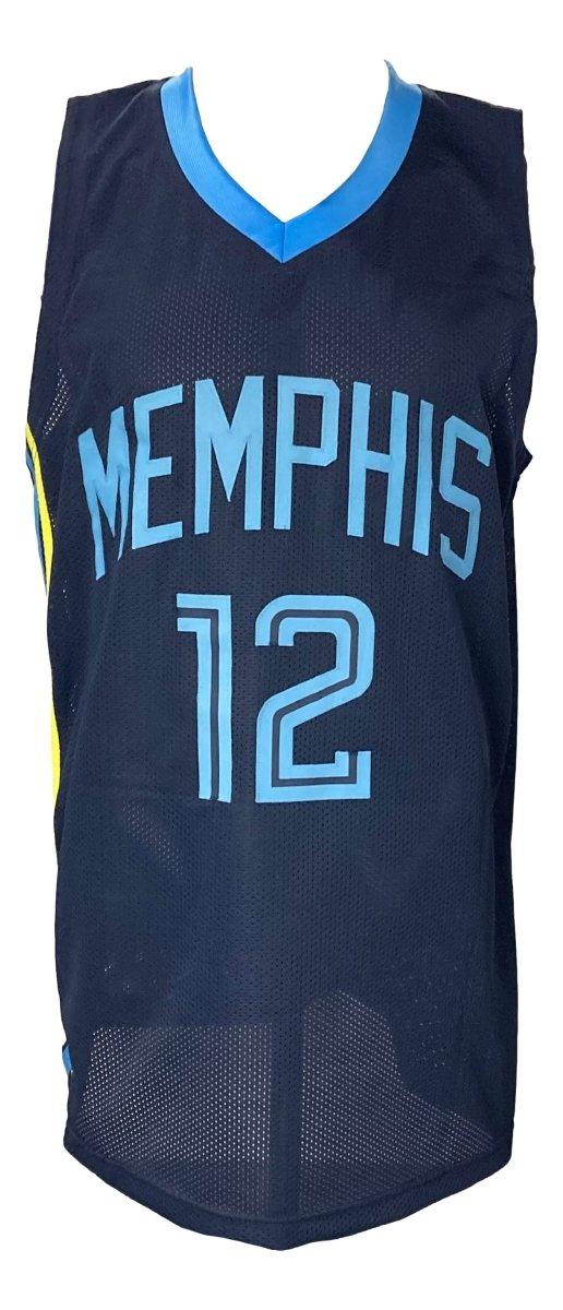 Authentic Ja Morant Memphis Grizzlies Signed Navy Blue Basketball Jersey - Limited Edition Collectible for NBA Fans & Sports Memorabilia Enthusiasts | Perfect for Display, Gifting & Game Day