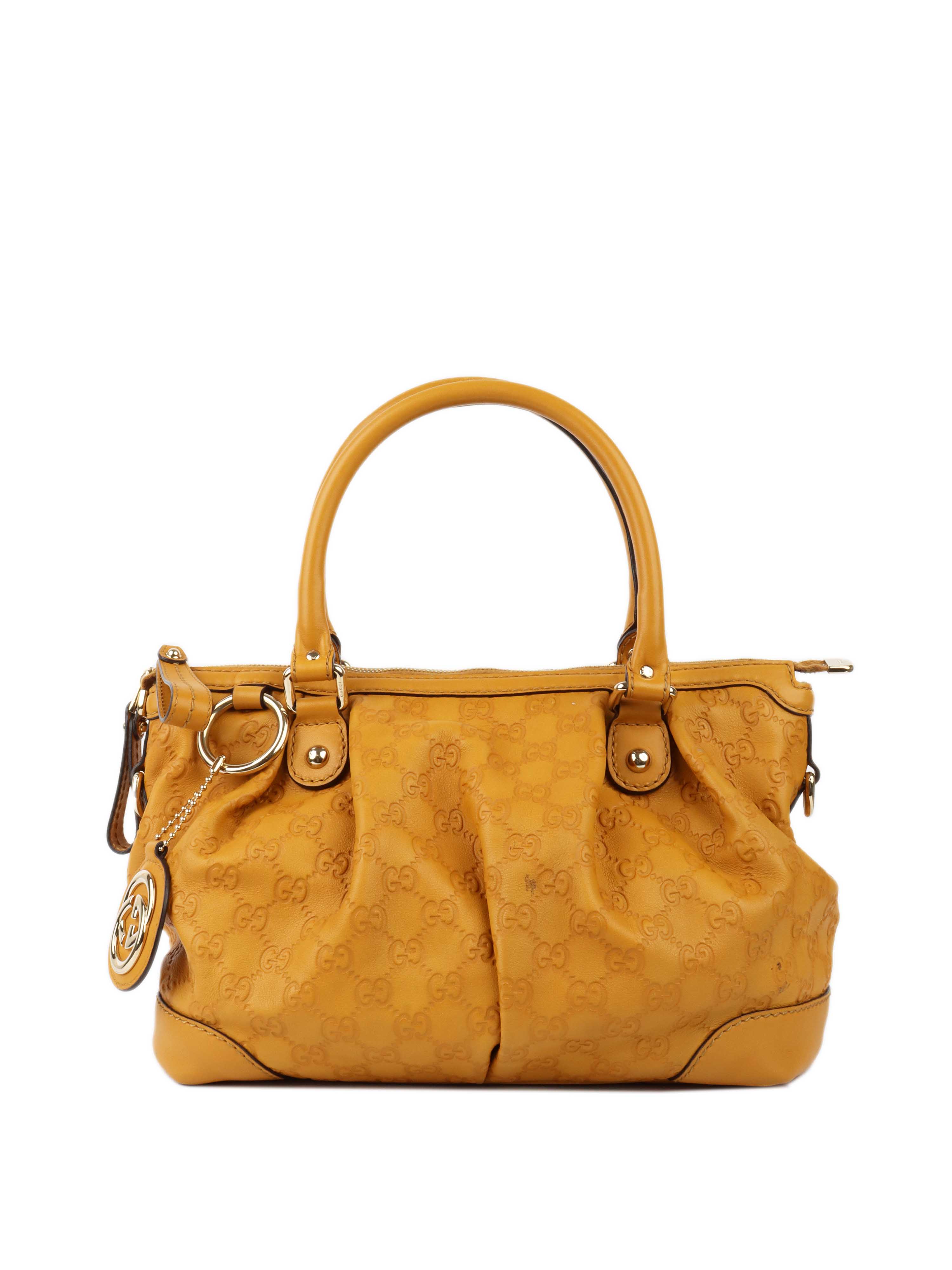 Gucci Mustard Boston Bag - Luxury Crossbody Handbag for Women, Fashionable Leather Shoulder Purse - Perfect for Work, Travel & Everyday Use