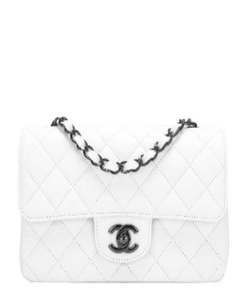 Chanel Mini Classic Rectangle Flap Bag in White - Luxury Crossbody Purse for Women, Perfect for Date Night & Evening Events