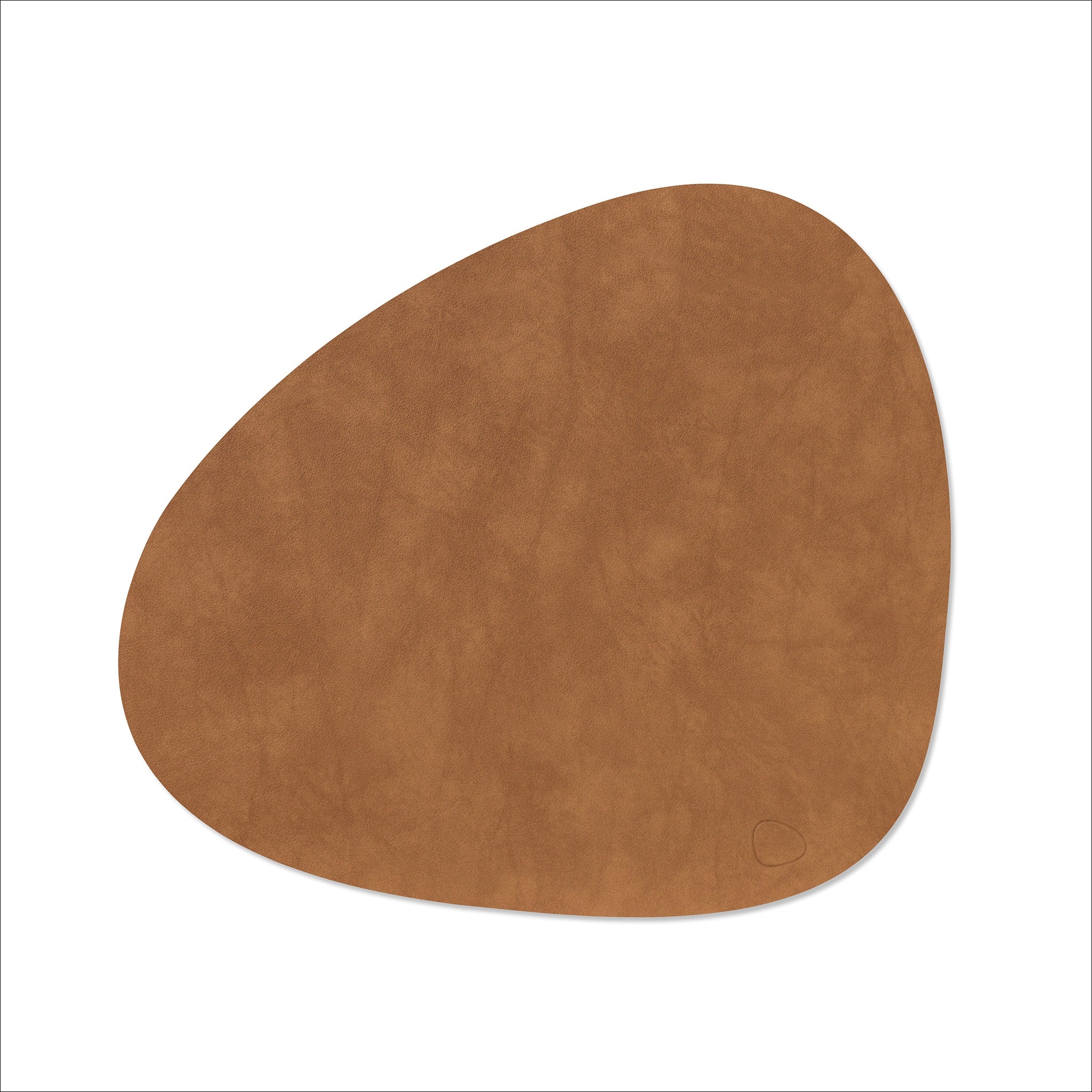 LIND DNA Nupo Curve Table Placemat Large - Natural Bamboo Fiber Placemat for Dining Table, Kitchen, and Outdoor Picnics - Eco-Friendly & Heat-Resistant Tableware for Everyday Use