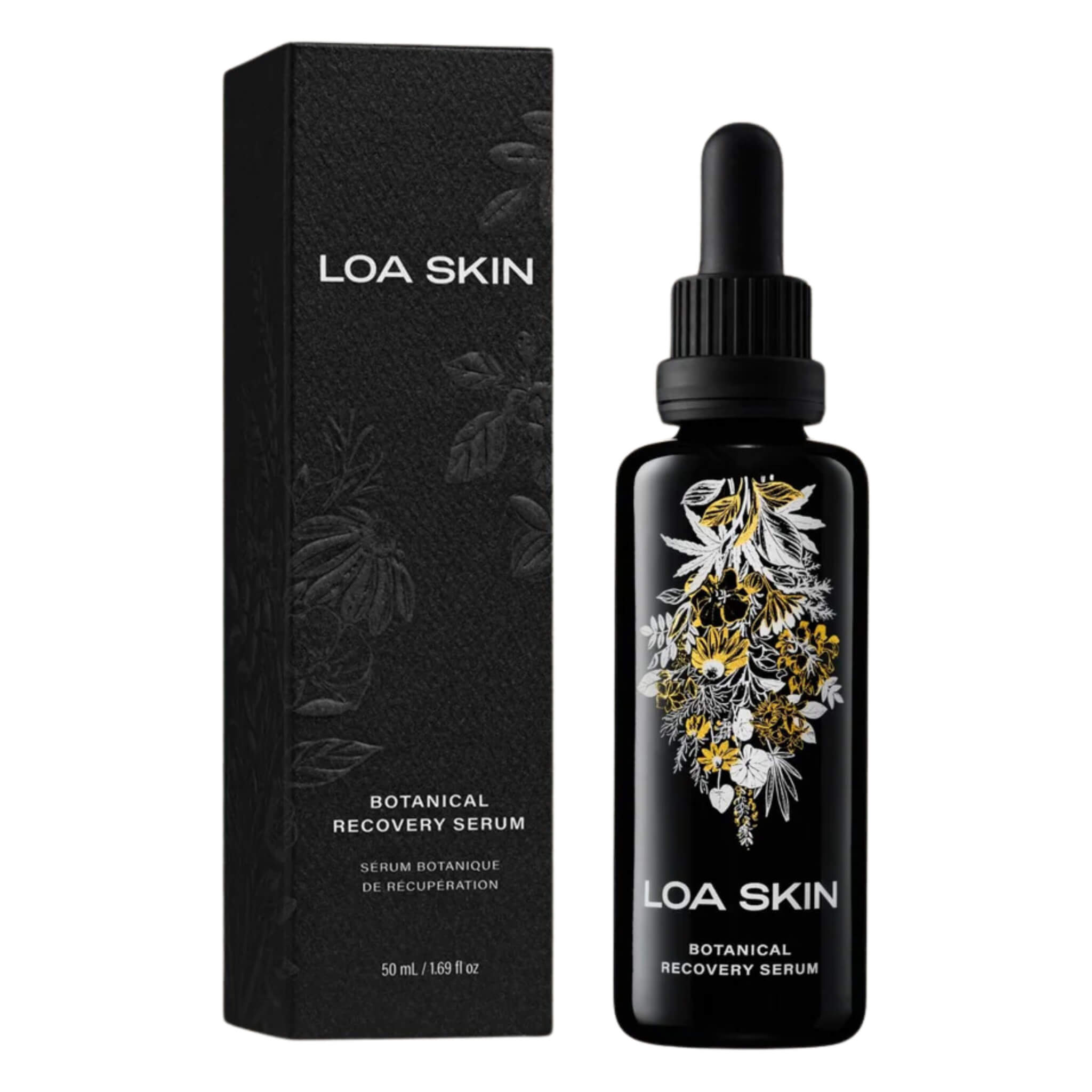Botanical Recovery Serum for Face - Organic Anti-Aging & Skin Repair Treatment - Perfect for Nighttime Skincare Routine & Dry Skin Care