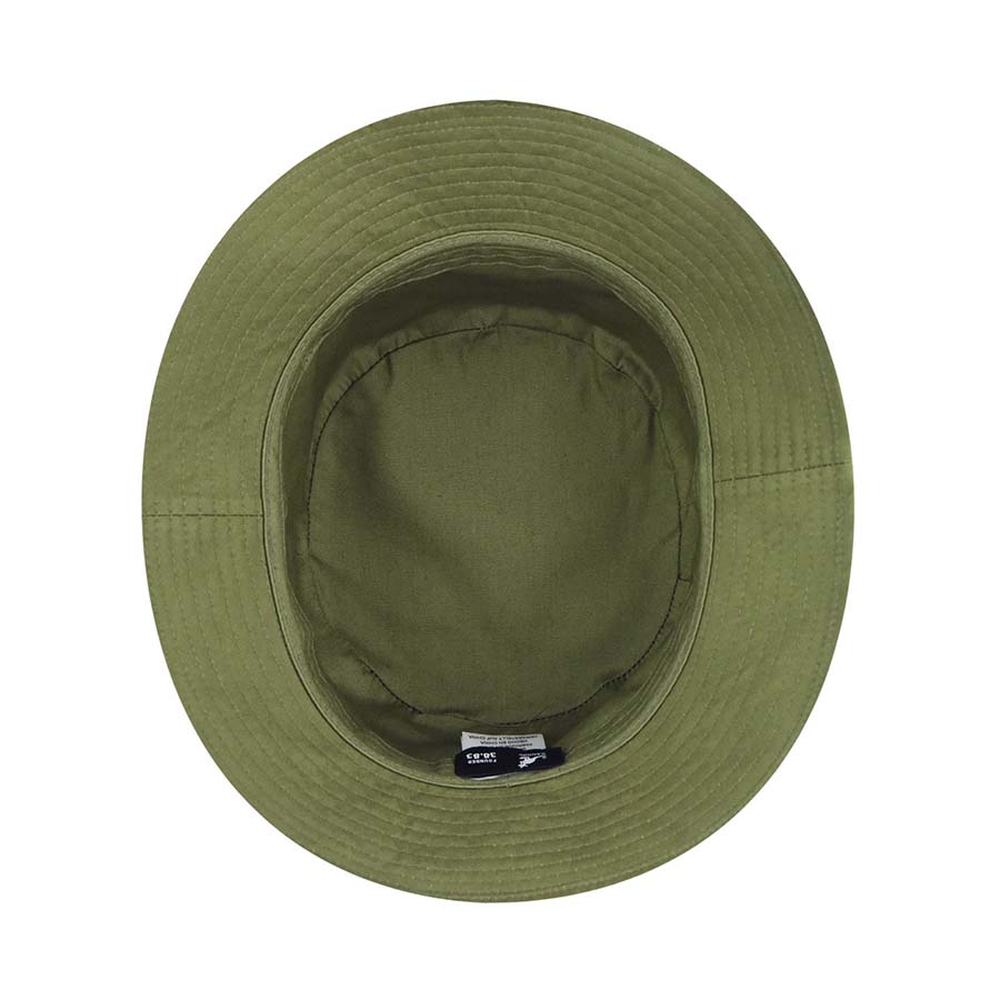 KANGOL COTTON BUCKET HAT K2117SP - Olive Green Unisex Sun Hat for Men & Women | Outdoor, Beach, Hiking & Summer Fashion Accessory