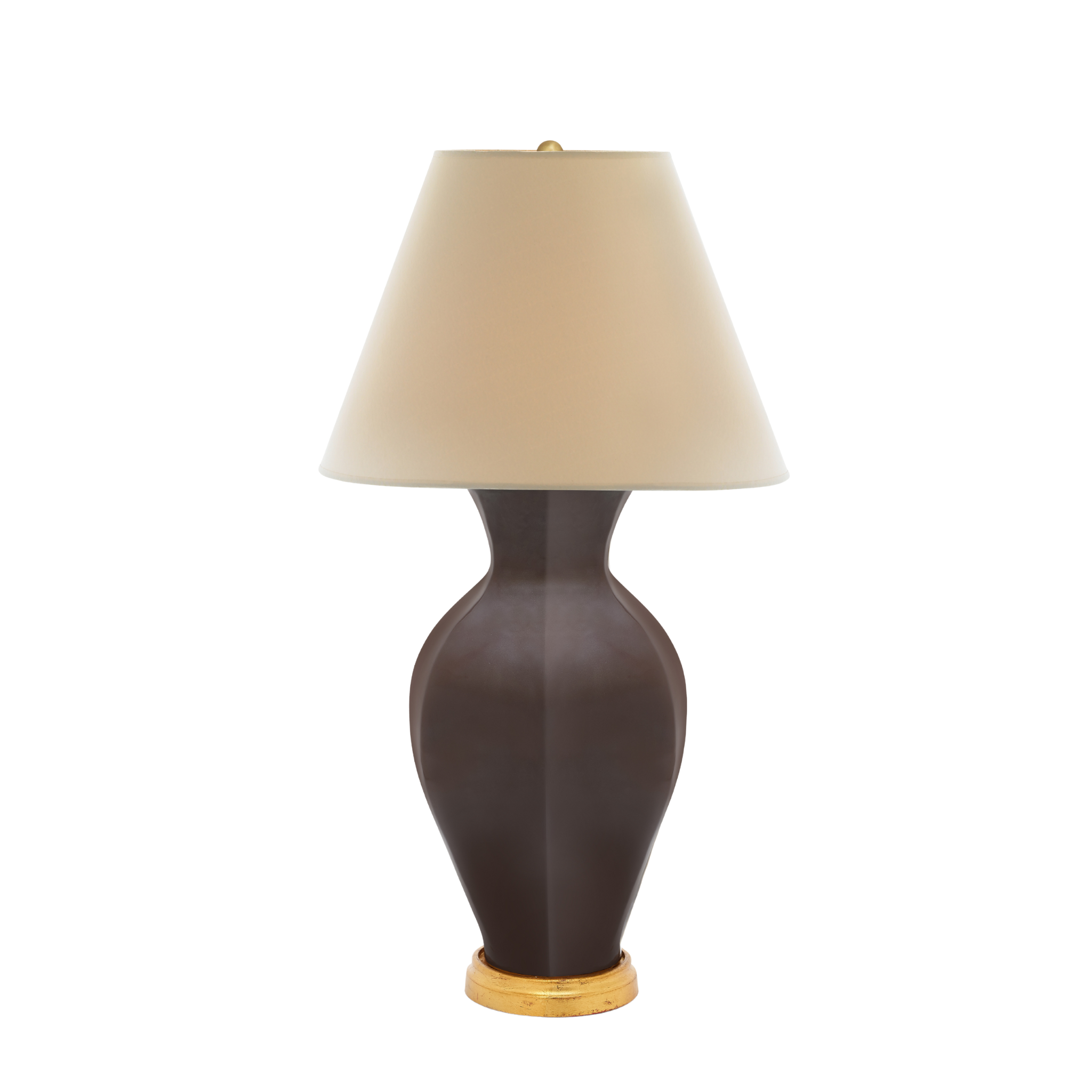 Vintage Brown Hive Table Lamp - Modern Farmhouse Bedside Lighting for Bedroom, Living Room & Office Decor