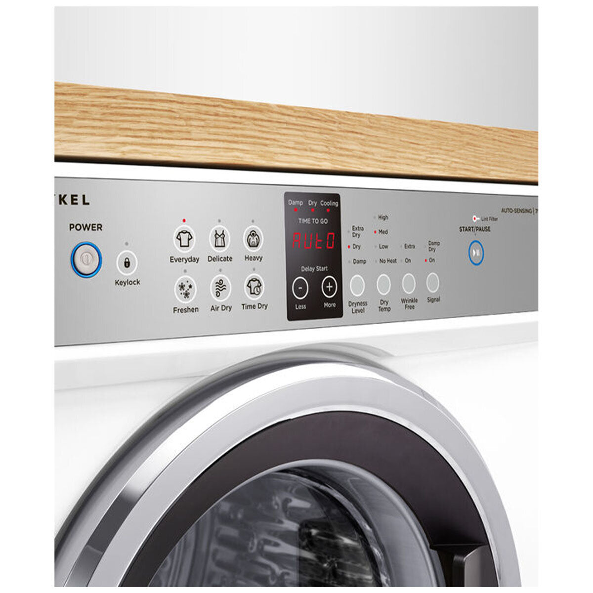 Fisher & Paykel Series 5 7kg Vented Dryer DE7060G2 - Energy Efficient Clothes Dryer for Home Laundry, Perfect for Small Families & Apartments