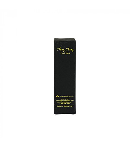 Ylang Ylang Roll On Perfume - 8ml Natural Essential Oil Perfume - Sweet Floral Exotic Aroma for Women & Men - Uplifting Relaxing Mood - Perfect for Daily Use, Yoga, Meditation & Aromatherapy