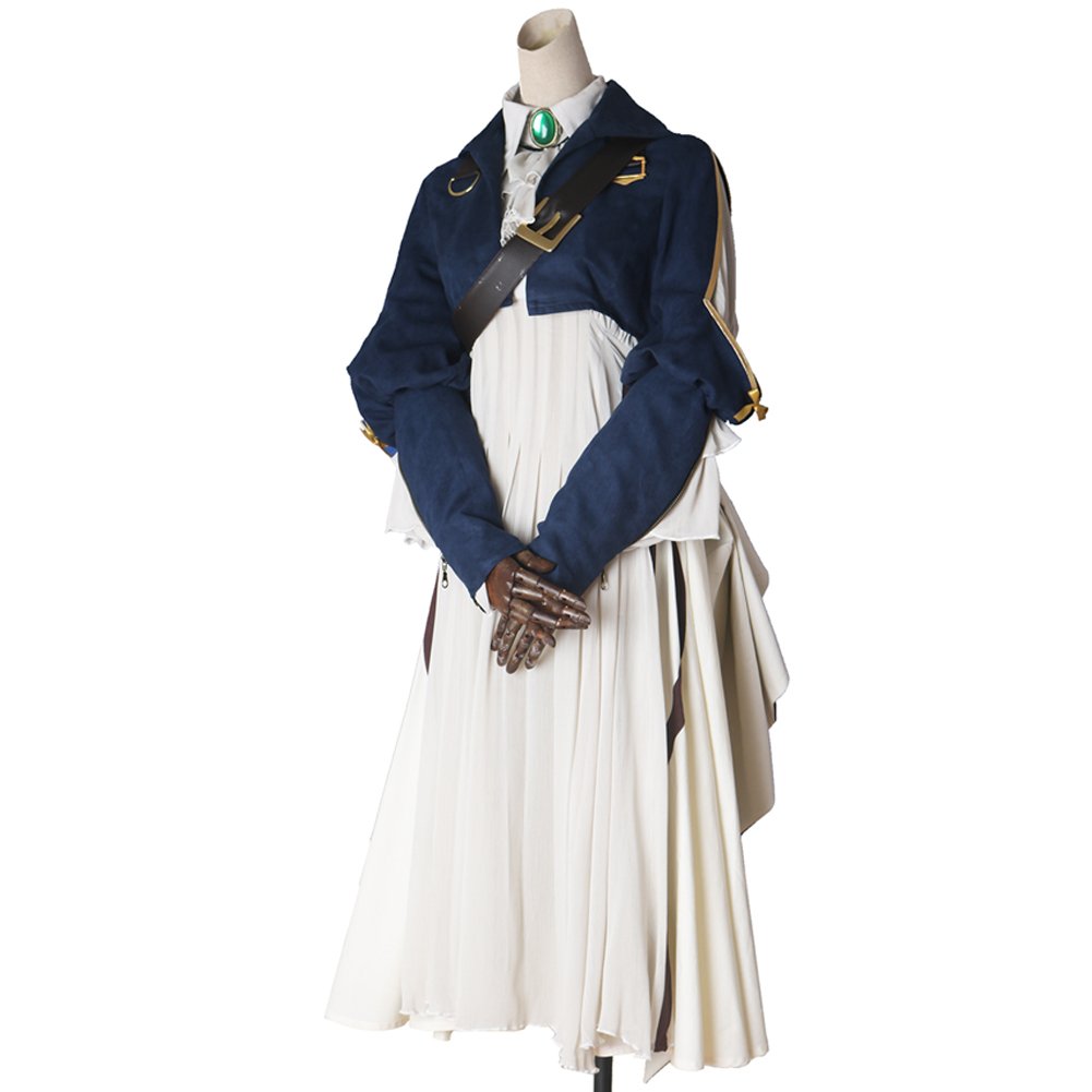 Anime Violet Cosplay Dress - Women's Lolita Uniform Outfit Costume for Halloween, Cosplay Events & Themed Parties | Custom Made