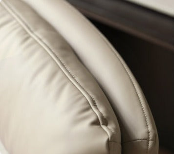 Premium Organic Leather Ergonomic Office Chair with Adjustable Height - Perfect for Home & Workspace Comfort