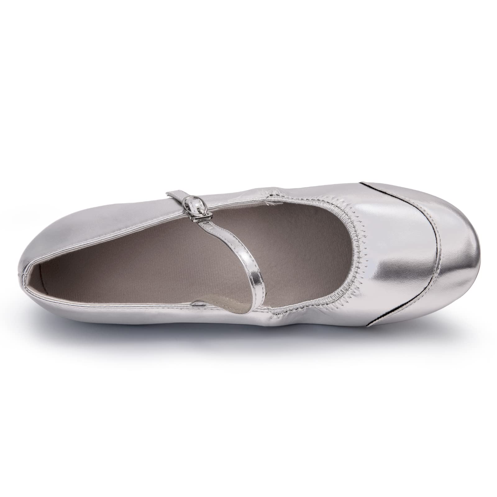 Women's Ballroom Dance Shoes - Latin Closed Toe Sandals with 1.5 Inch Heel for Social Dancing, Wedding, Competition & Practice | Comfortable Professional Dance Footwear