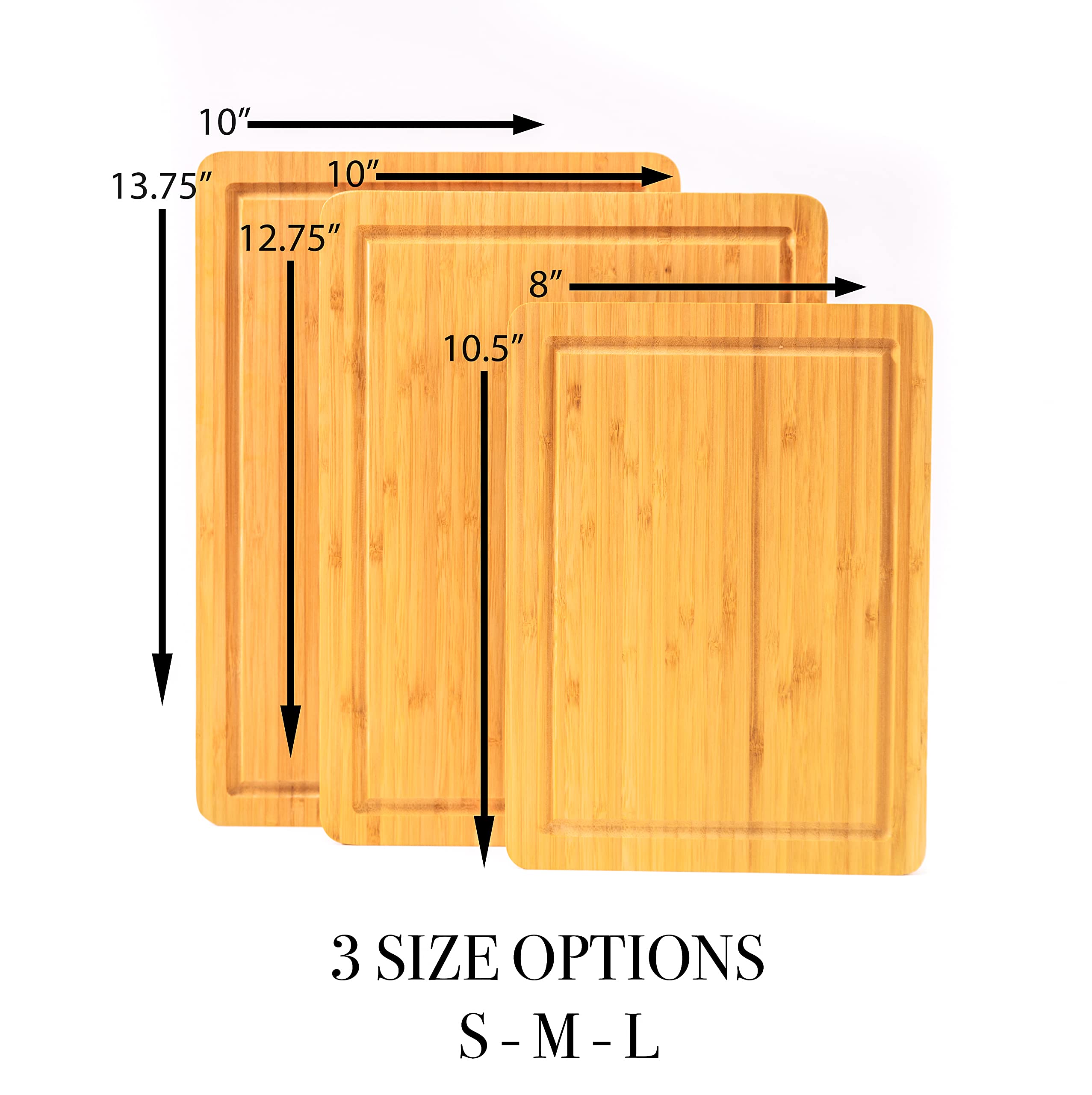 Premium Bamboo Cutting Board - Personalized Engraved Gift for Mom, Mother's Day, Housewarming - Eco-Friendly Kitchen Essential for Cooking & Serving