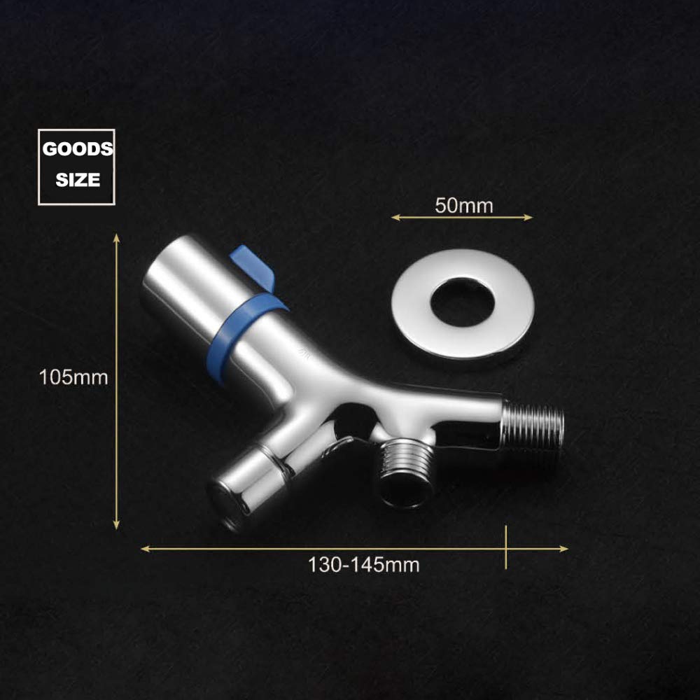 Handheld Brass Shower Sprayer Head - Adjustable Toilet Bidet Sprayer for Pet Bathing, Baby Care & Personal Hygiene | Perfect for Bathroom, RV & Outdoor Use