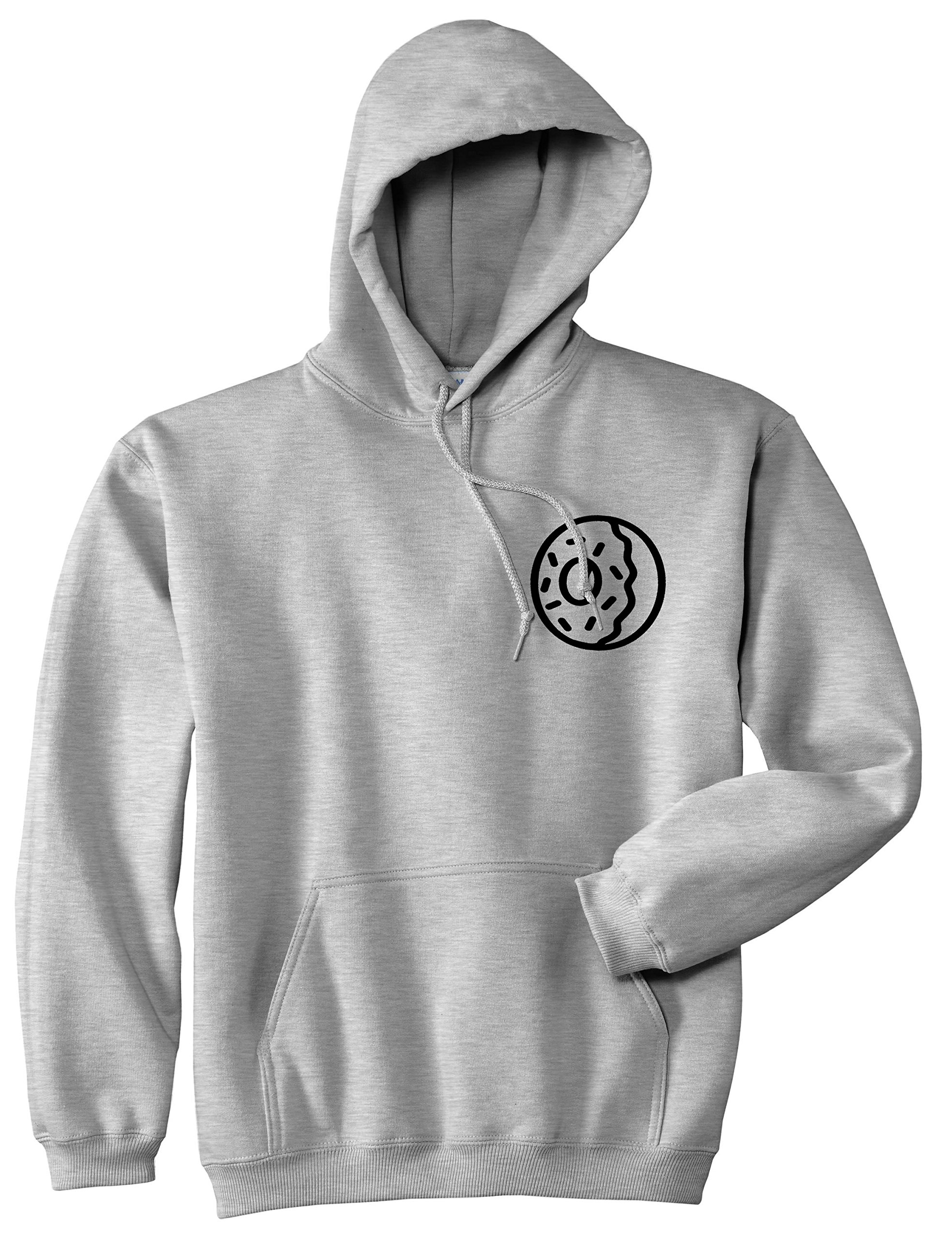 Kings Of NY Donut with Sprinkles Foodie Hoodie - Funny Donut Lover Sweatshirt for Coffee Shop & Bakery Outings