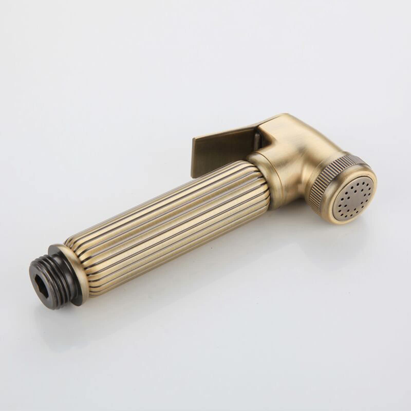 Portable Handheld Bidet Sprayer for Toilet - Brushed Brass Diaper Sprayer with Hose & Bracket - Easy Install for Feminine Wash & Baby Cloth Cleaning | Perfect for Bathroom Hygiene & Postpartum Care