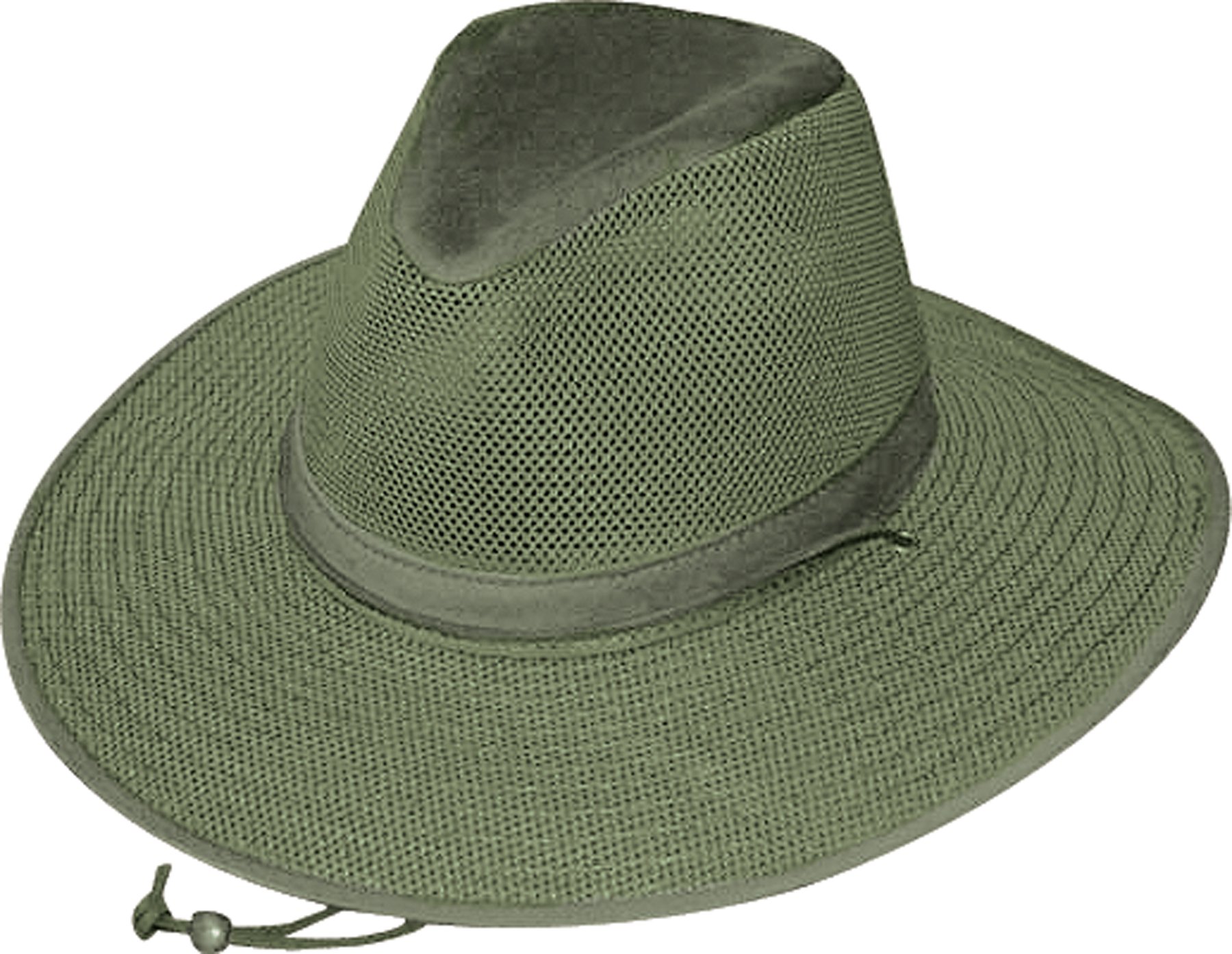 Henschel Aussie Breezer Crushable Soft Mesh Sun Hat for Men - Adjustable String UPF Sun Protection Summer Outdoor Hat - Perfect for Hiking, Fishing, Beach & Travel - Olive