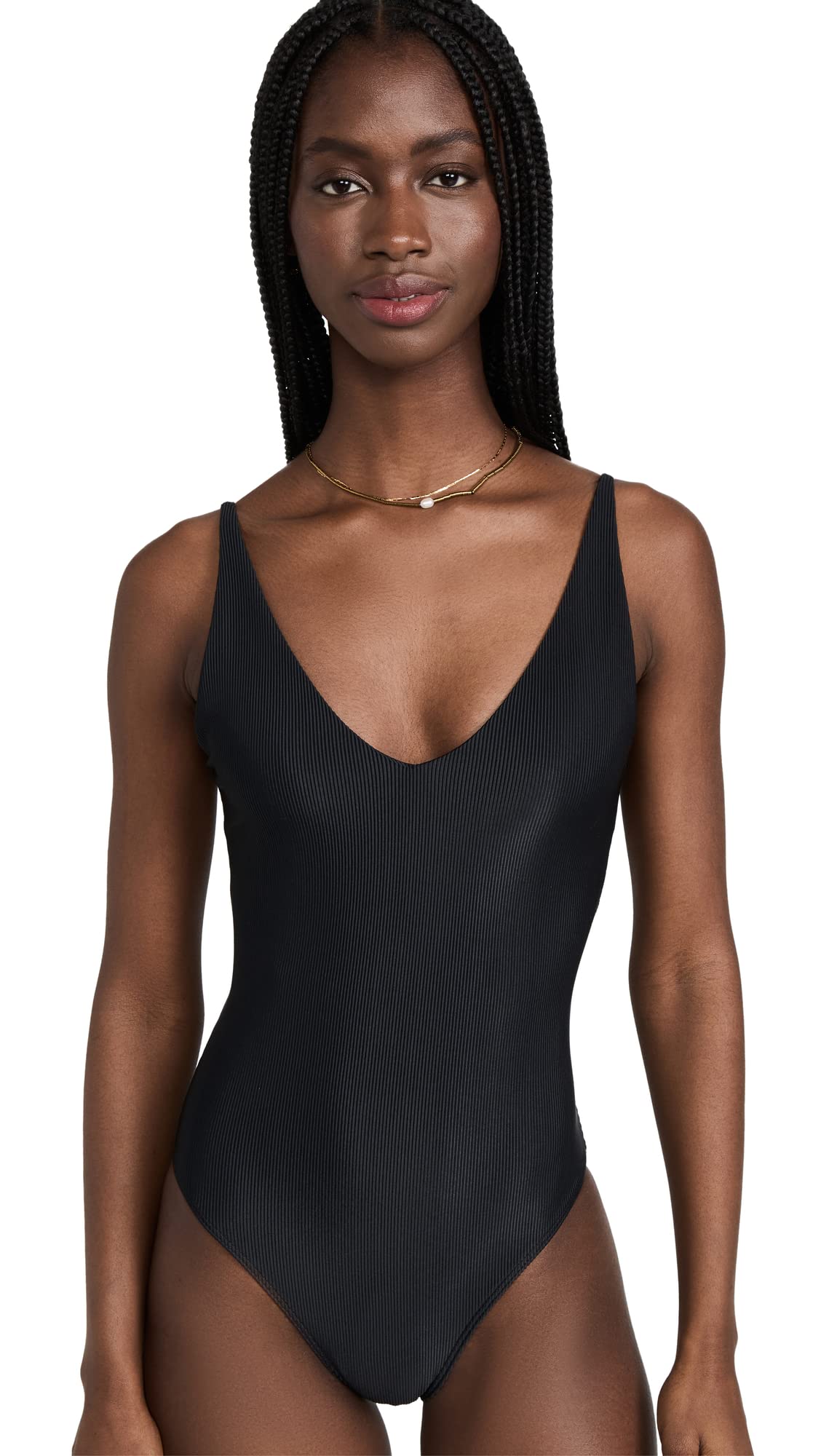 Beach Riot Reese One-Piece Swimsuit - Black Medium | Sexy High-Cut Bathing Suit for Women, Perfect for Pool Parties, Beach Vacations & Summer Getaways
