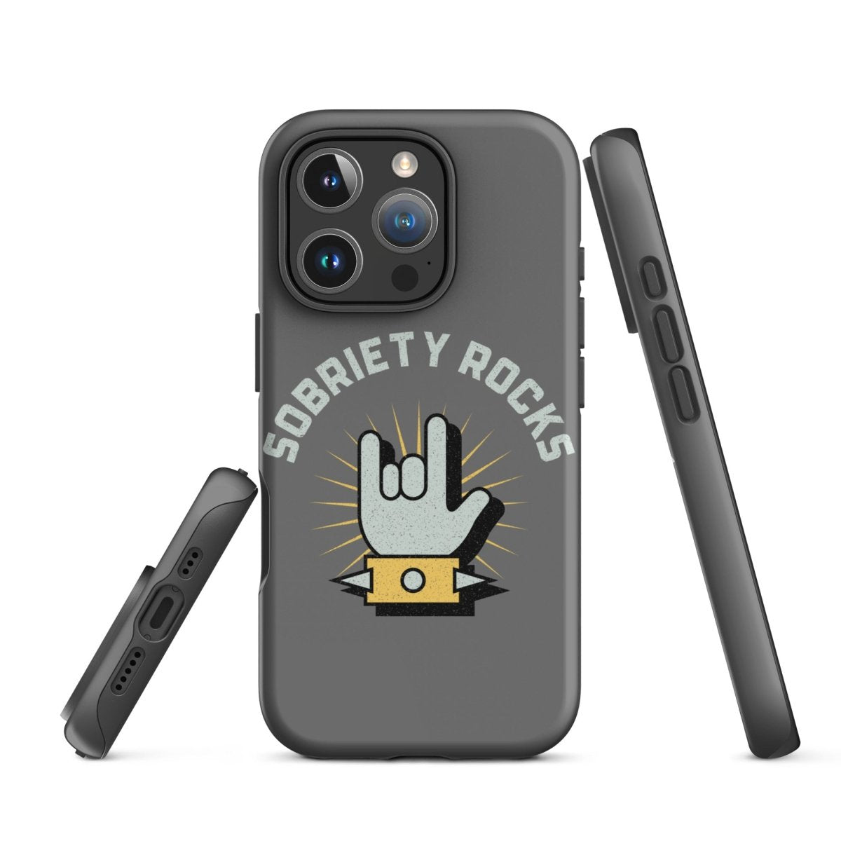 Premium Sobriety Rocks Tough Case for iPhone® - Durable Protection for Everyday Use & Outdoor Adventures