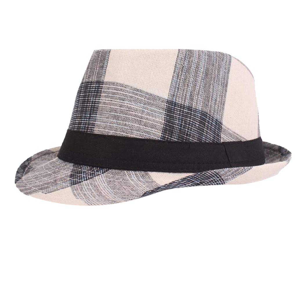 Stylish Adjustable Baseball Cap - Vintage Plaid Jazz Hat for Men & Women, Perfect for Summer, Spring & Casual Outfits | Trendy Unisex Fashion Accessory for Outdoor Activities, Travel & Daily Wear