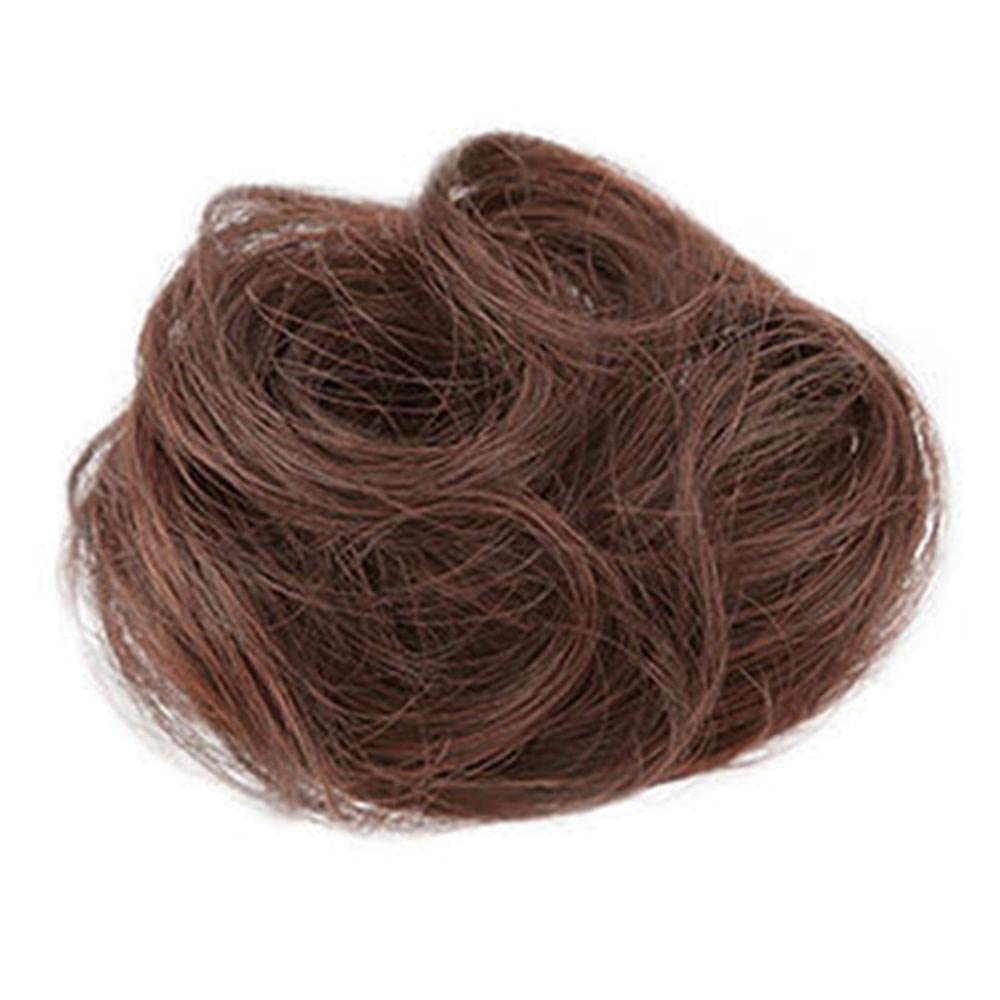 Elastic Fashion Claw Clip Hair Bun - Black Synthetic Hairpiece for Women | Perfect for Parties, Weddings, and Everyday Hairstyles