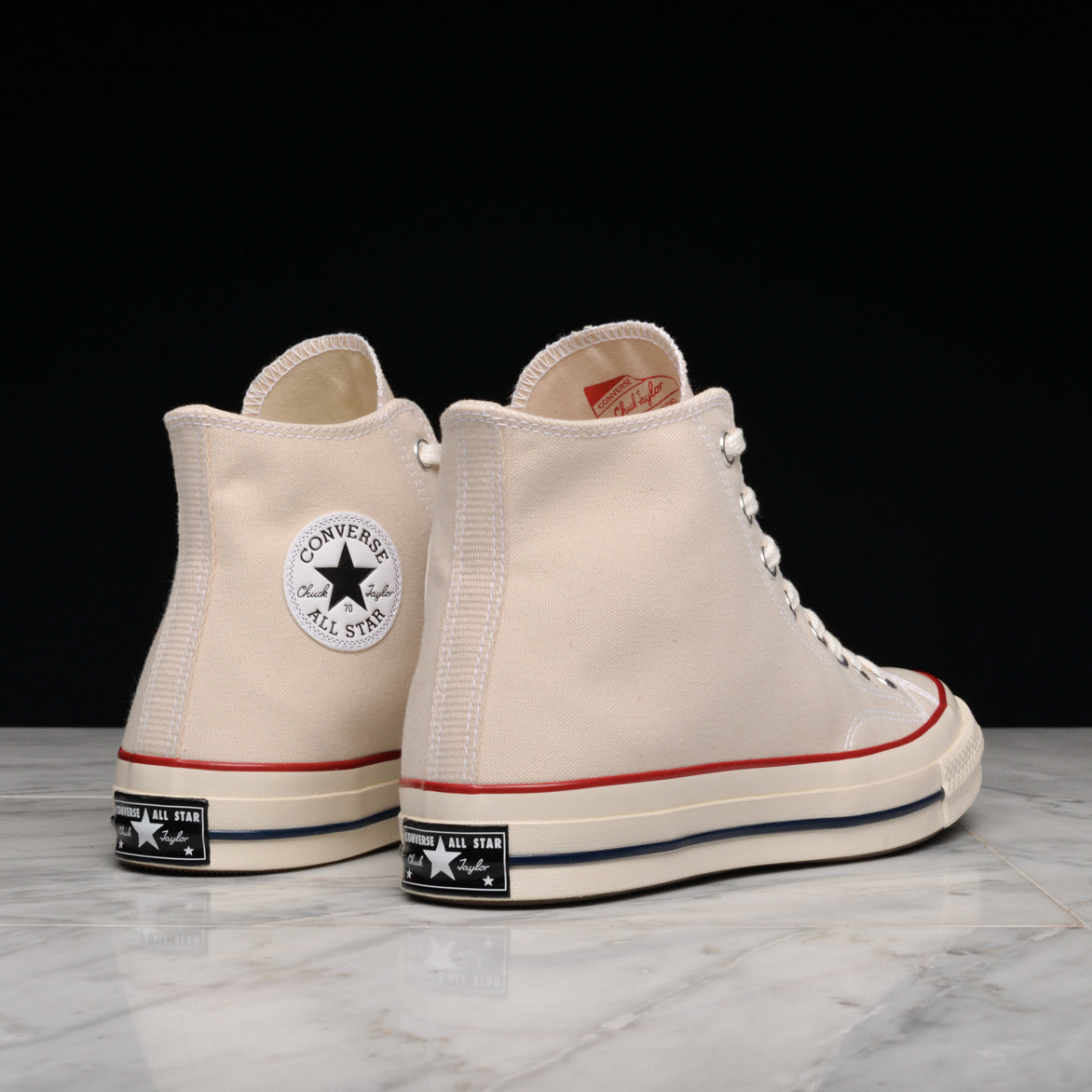 Chuck 70 High Top Sneakers in Parchment - Classic Canvas Shoes for Men & Women | Perfect for Casual Wear, Street Style & Skateboarding
