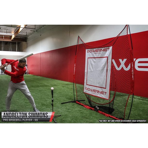 PowerNet Baseball & Softball Hitting Pad - Durable Training Aid for Batting Practice, Fielding Drills & Coaching - Perfect for Indoor & Outdoor Use