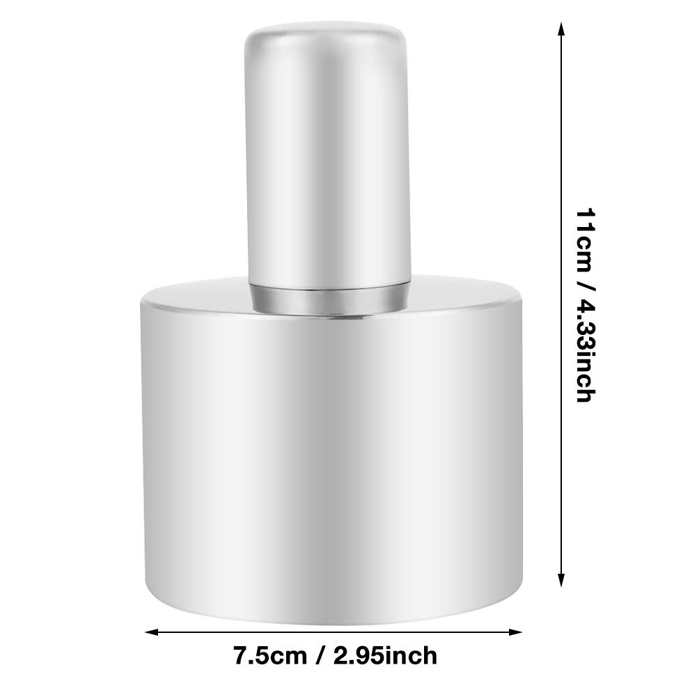 200ml 304 Stainless Steel Alcohol Lamp with Wick - Thickened Lab Burner for Biology, Chemistry & Dental Experiments | Perfect for Science Labs, Classroom Demonstrations & Professional Use