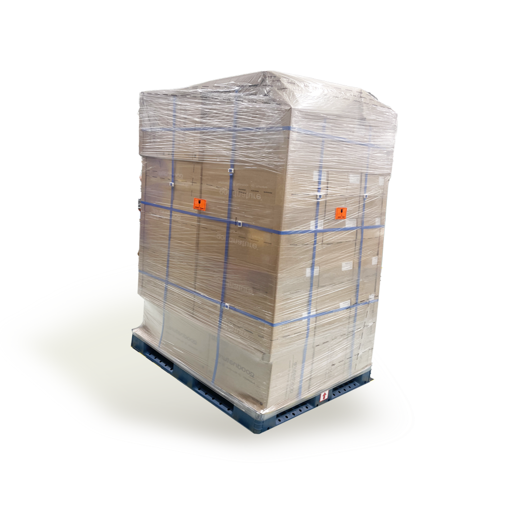 Premium Custom POLLAST!C Pallet Wrap - Heavy Duty Stretch Film for Secure Shipping & Storage - Ideal for Warehouses, Logistics & Industrial Packaging