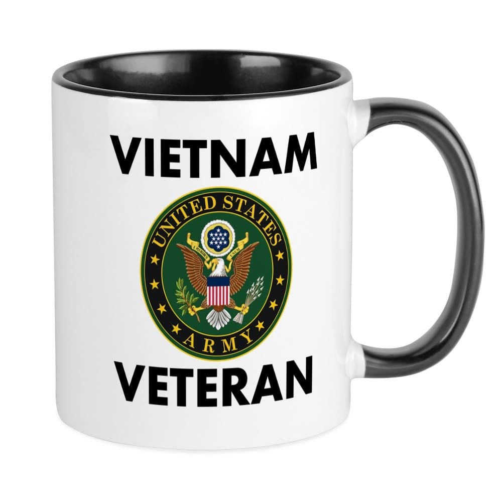 Vietnam Veteran Ceramic Coffee Mug 11 oz - Insulated Tea Cup for Hot & Cold Drinks - Perfect for Home, Office, or Gifts - CafePress
