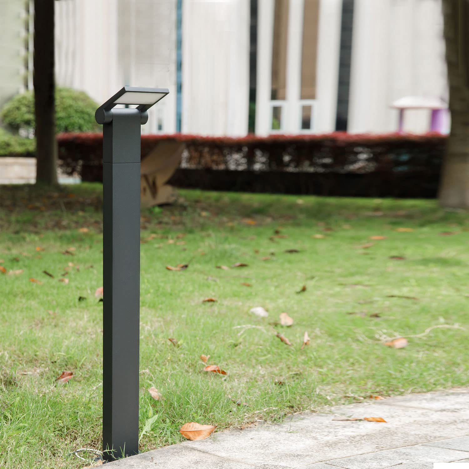 Modern LED Pathway Lights - Waterproof Outdoor Landscape Lighting, Adjustable Head Wired Lawn Lamp for Driveway, Walkway, Garage, Patio, Garden & Yard (3000K Warm White) - Perfect for Enhancing Curb Appeal & Nighttime Safety