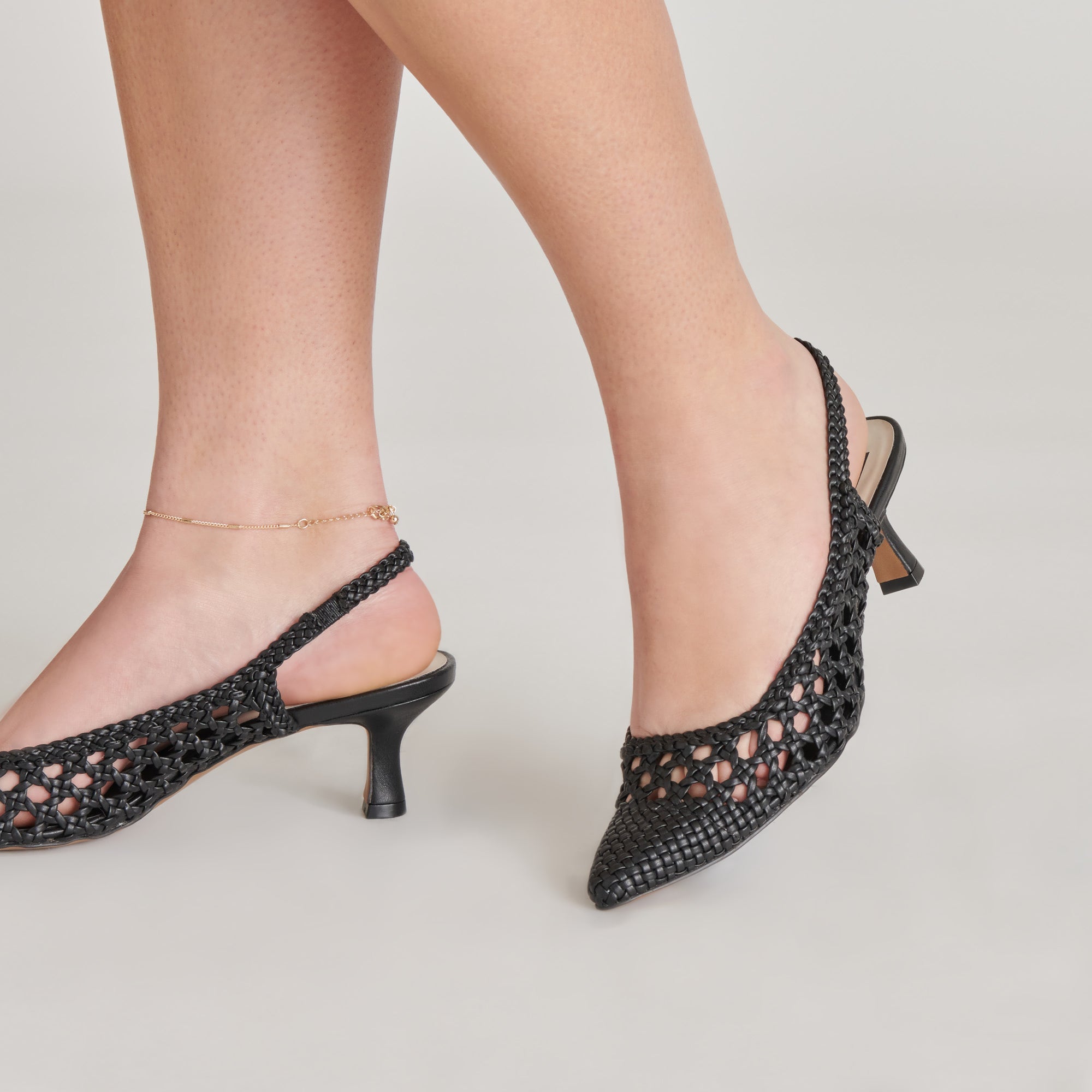 OLYMPA Black STELLA High Heels for Women - Elegant & Comfortable Dress Shoes for Parties, Weddings & Office Wear | re:vita Collection